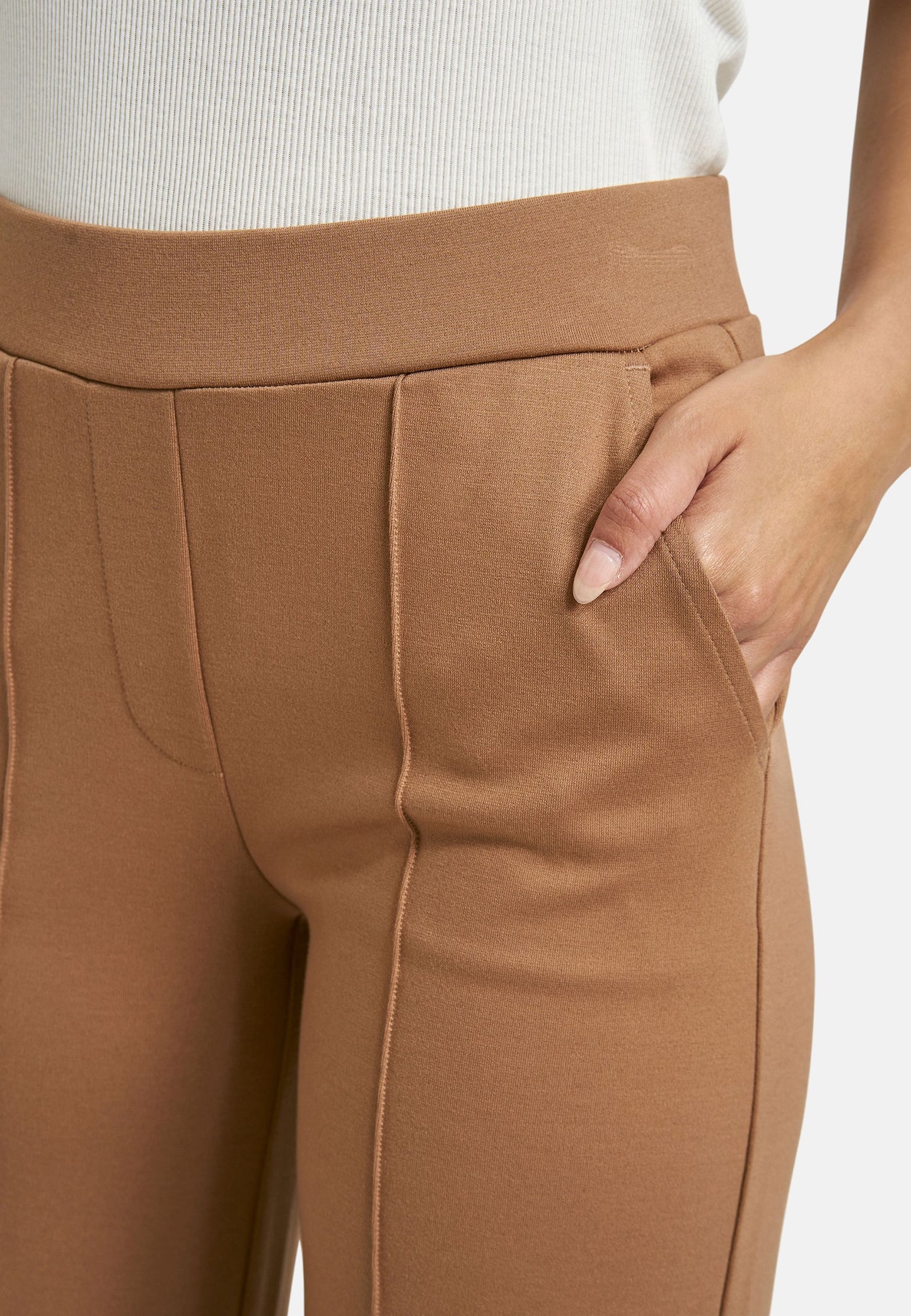 Smith&Soul Damen Jersey Hose braun