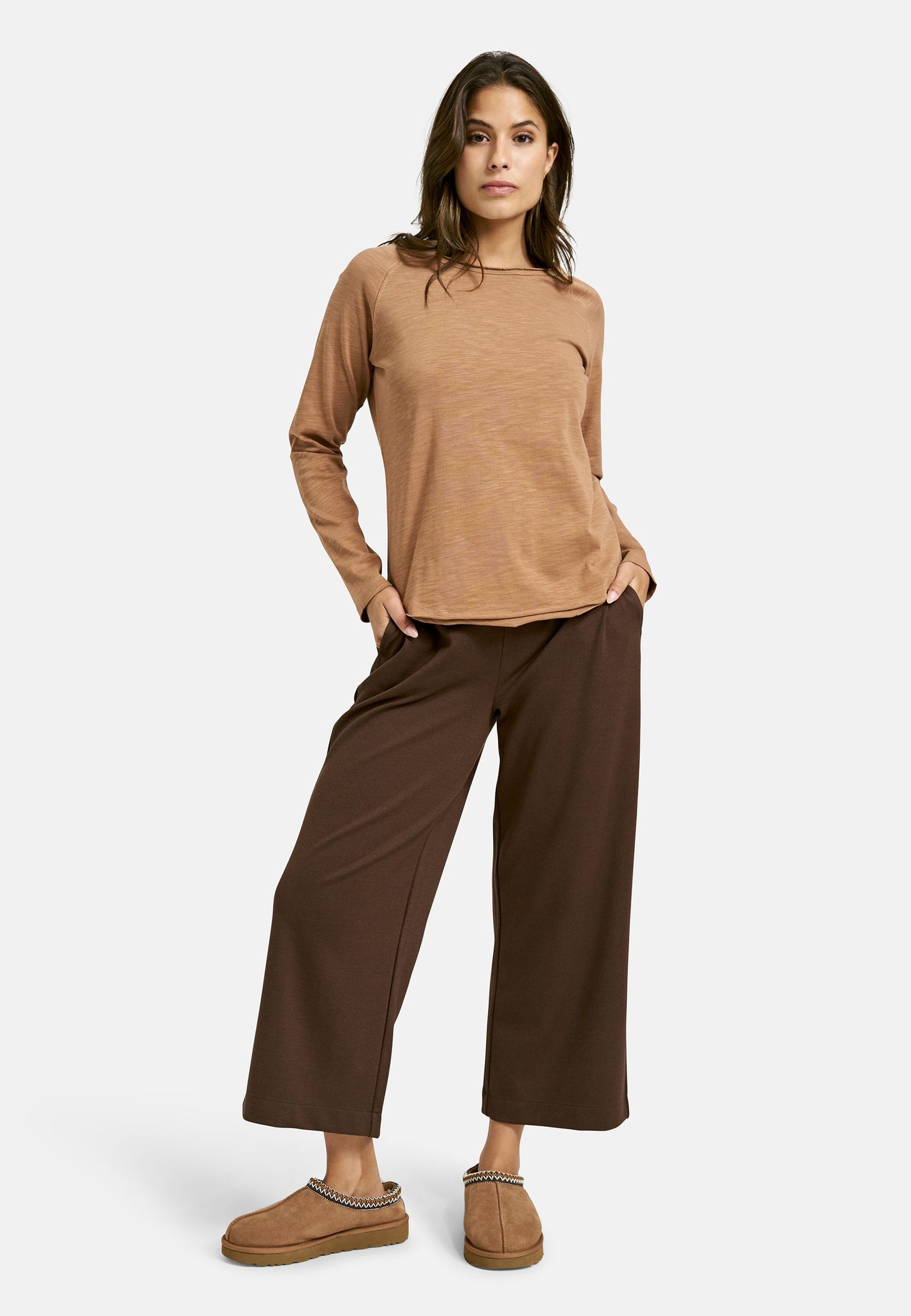 Smith&Soul Damen Langarmshirt braun