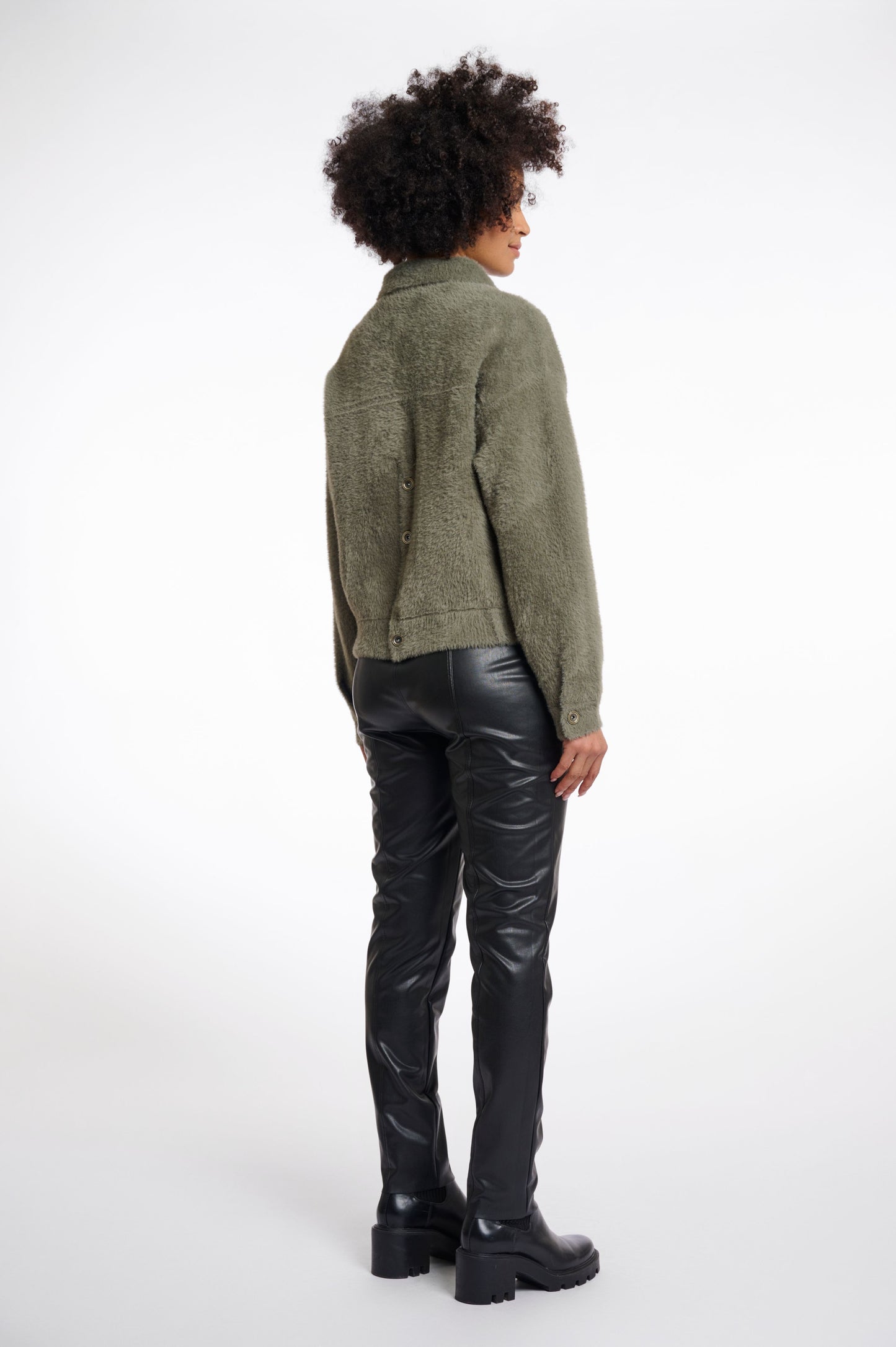 Rino&Pelle Damen Sweatjacke khaki