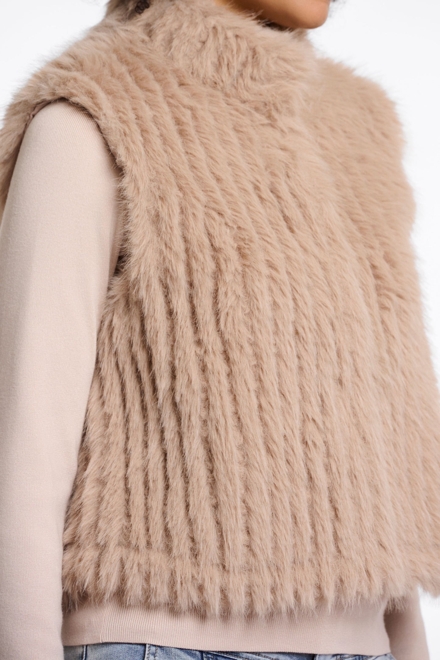 Rino&Pelle Damen Strickweste beige