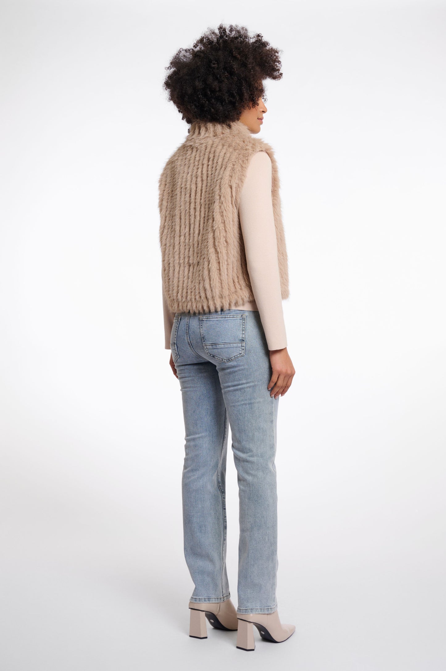 Rino&Pelle Damen Strickweste beige