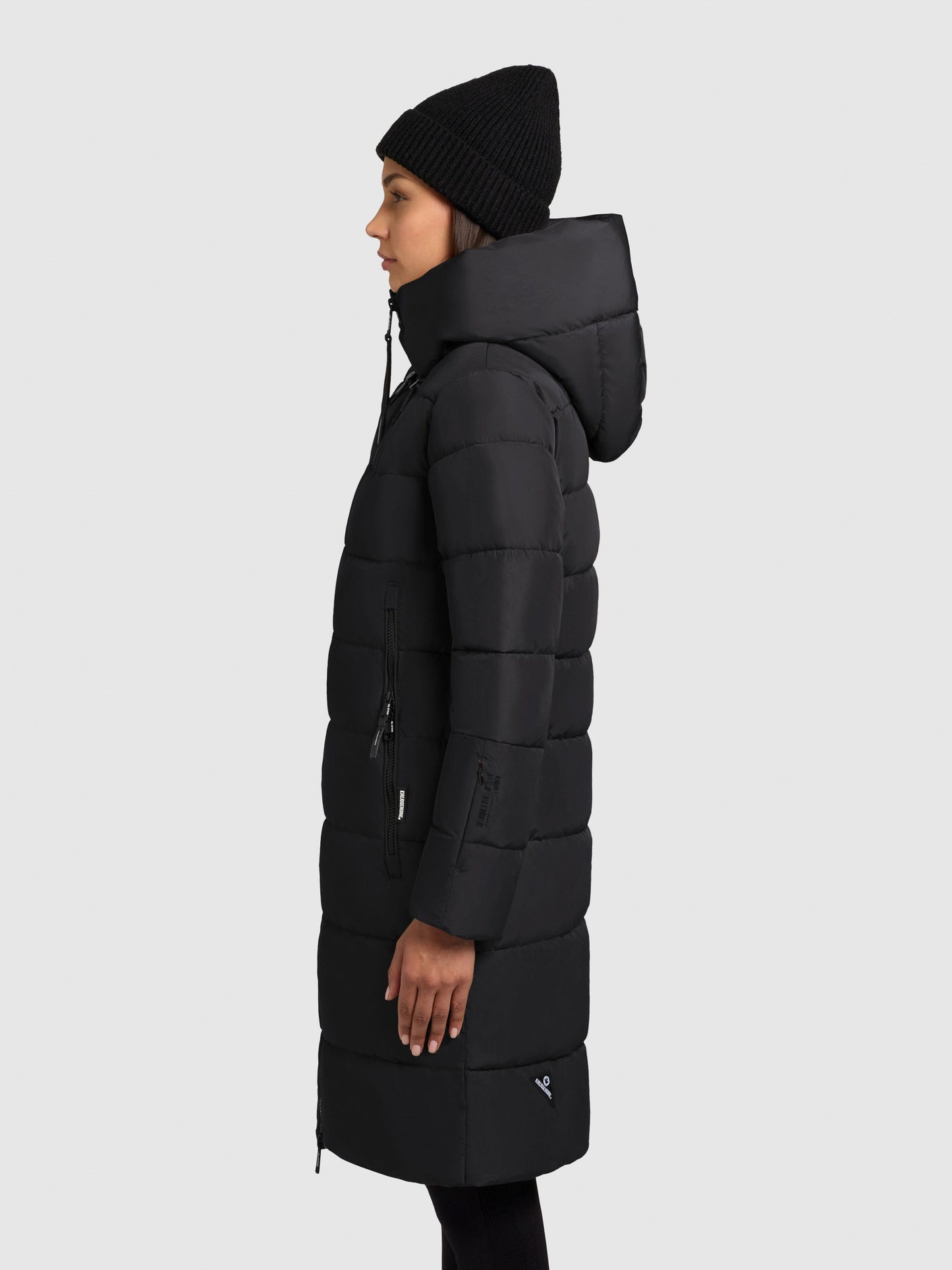 khujo Damen Wintermantel JILIAS5 schwarz