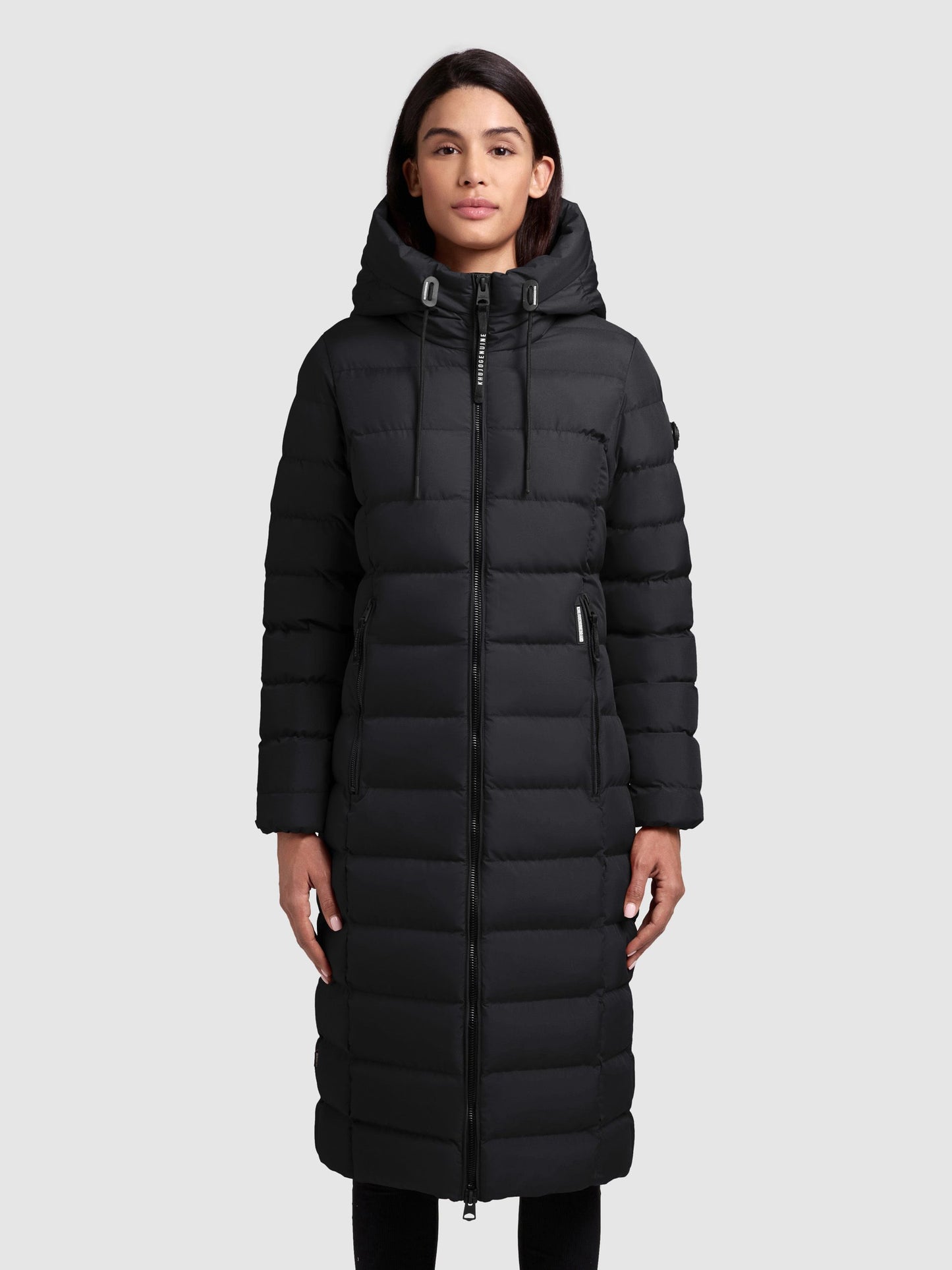 khujo Damen Wintermantel SIMMIE schwarz