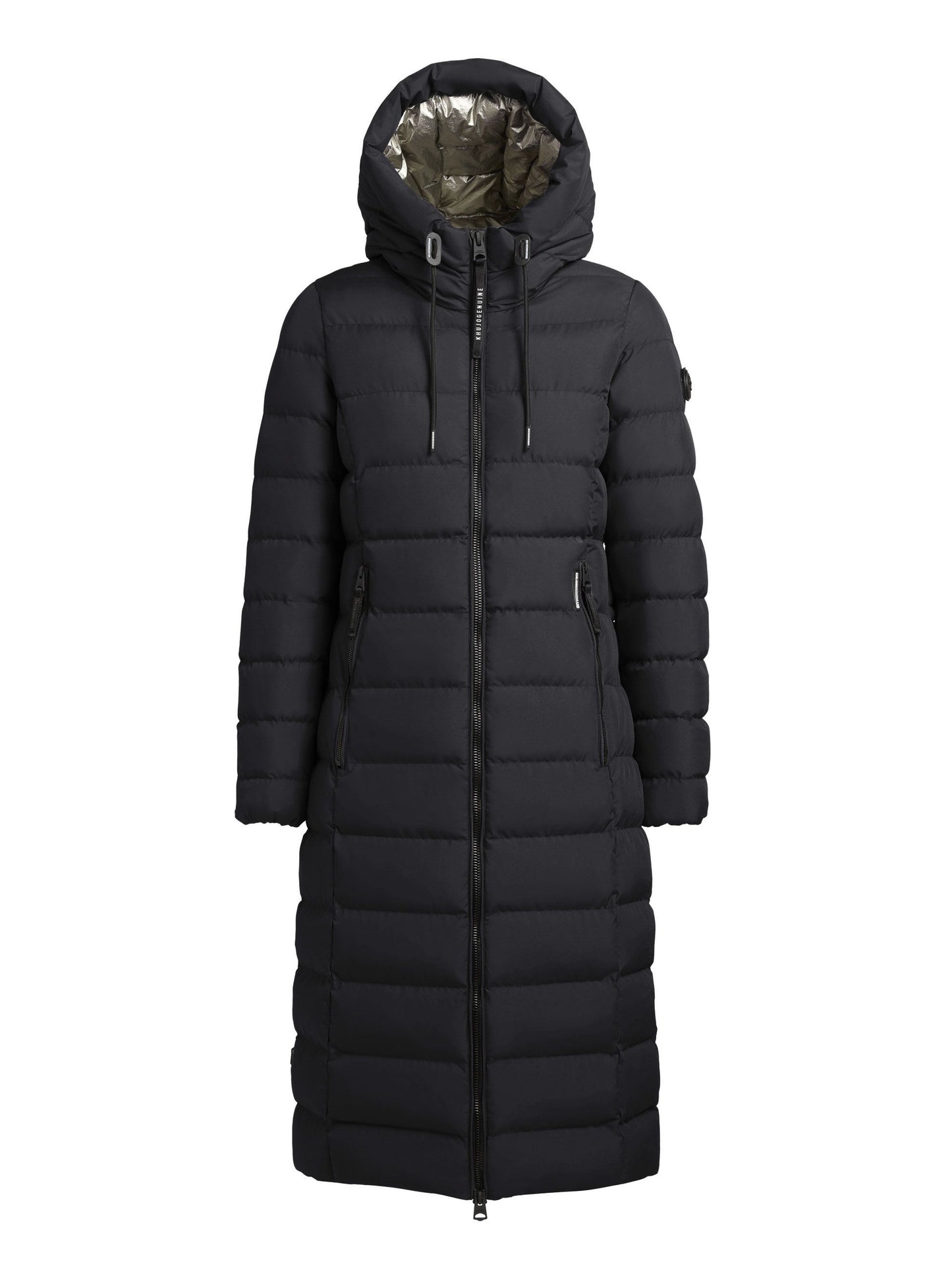 khujo Damen Wintermantel SIMMIE schwarz