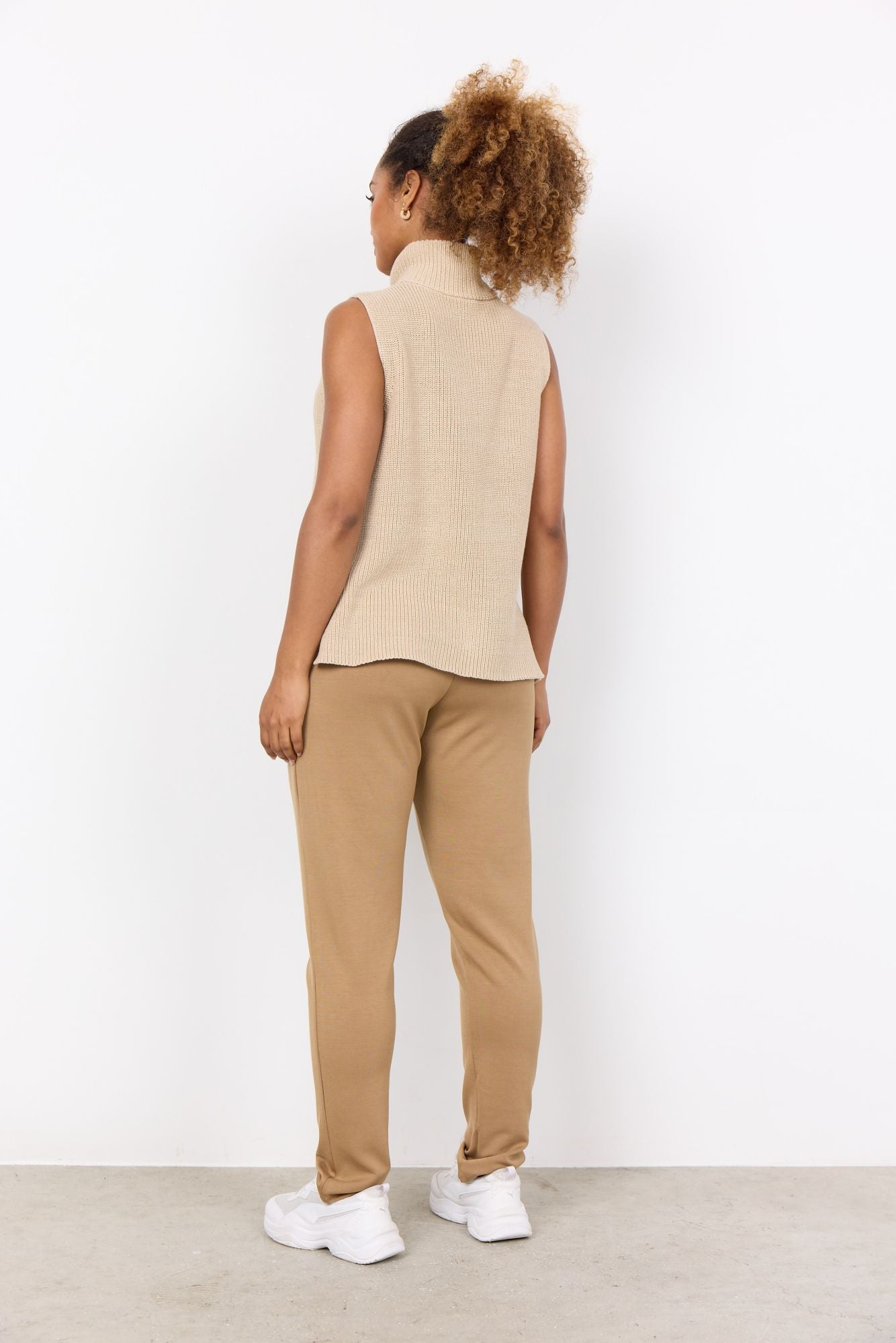 Soya Concept Damen Strickweste beige