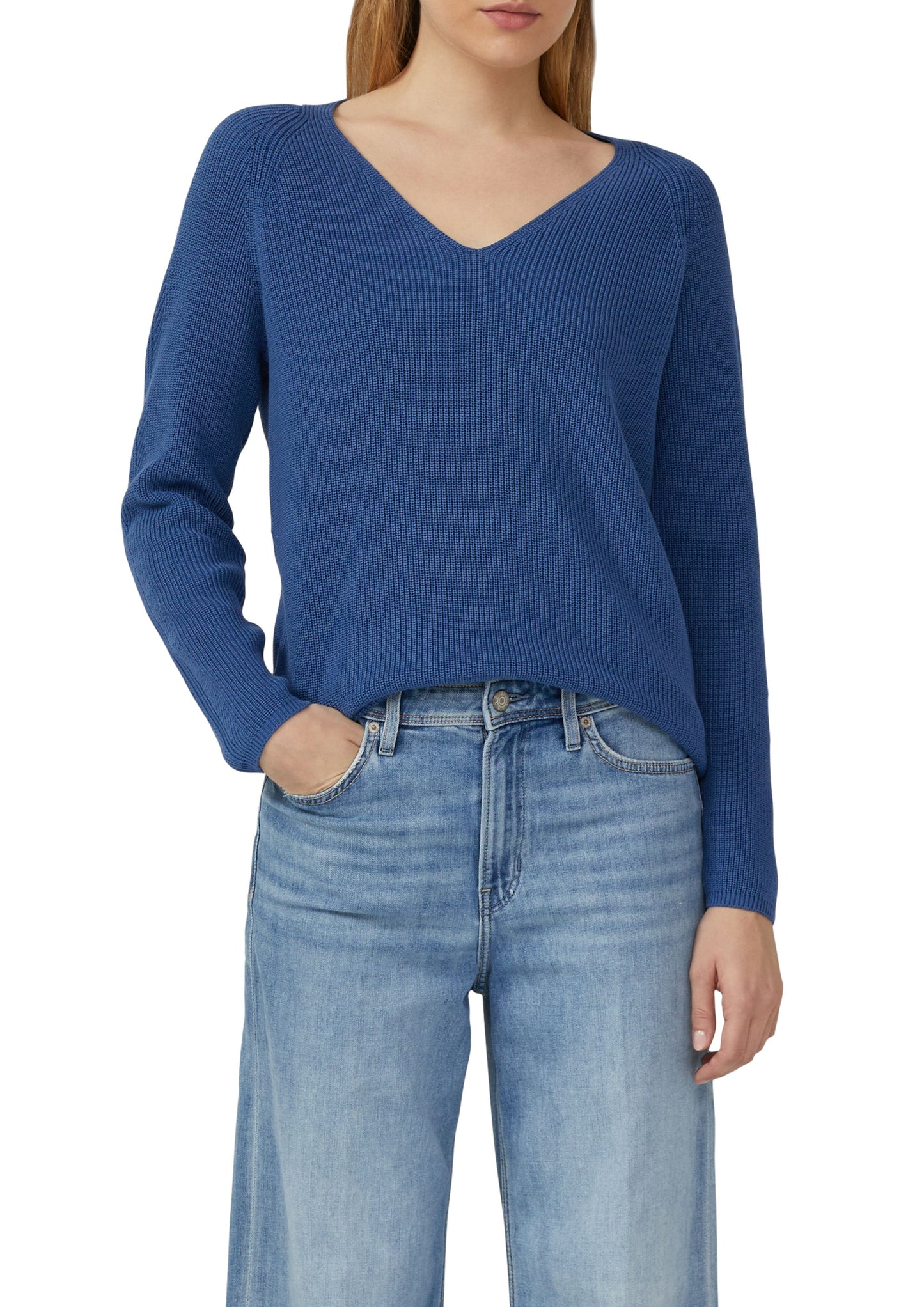 s.Oliver Damen Strickpullover blau