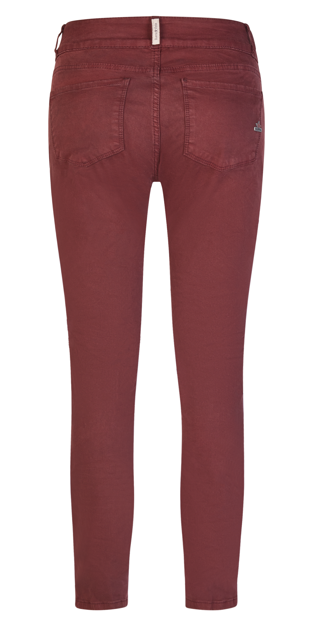 Buena Vista Damen Jeans Tummyless stretch twill rot