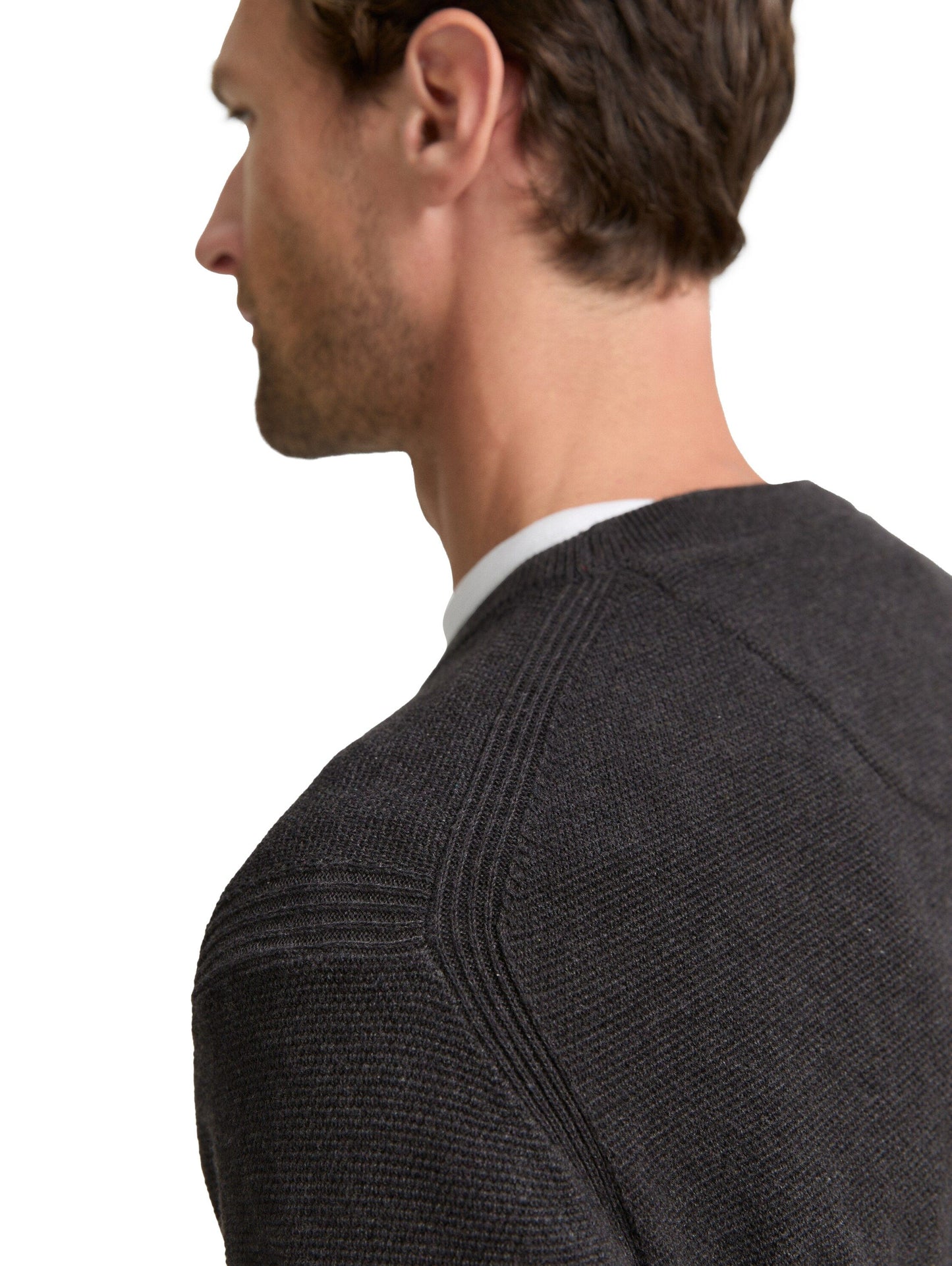 Tom Tailor HerrenStrickpullover schwarz