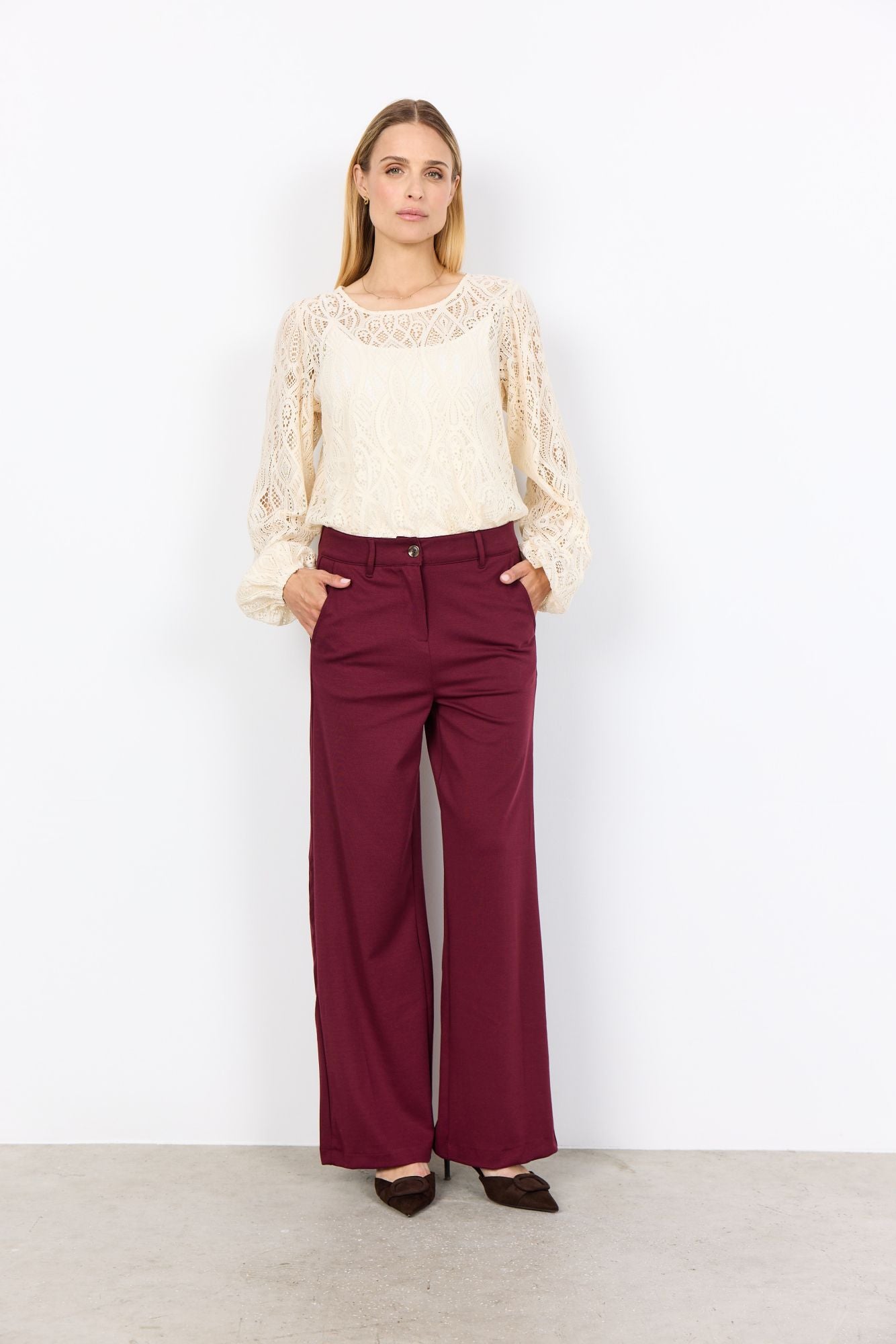 Soyaconcept Damen Hose rot