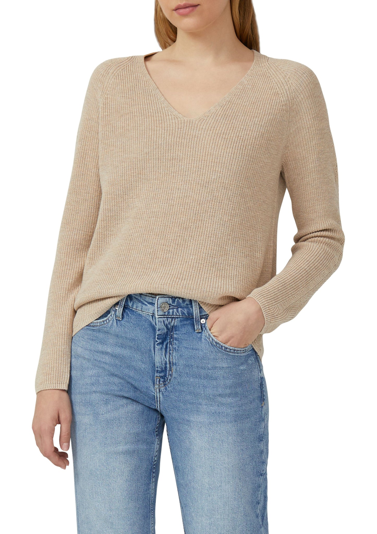 s.Oliver Damen Strickpullover beige
