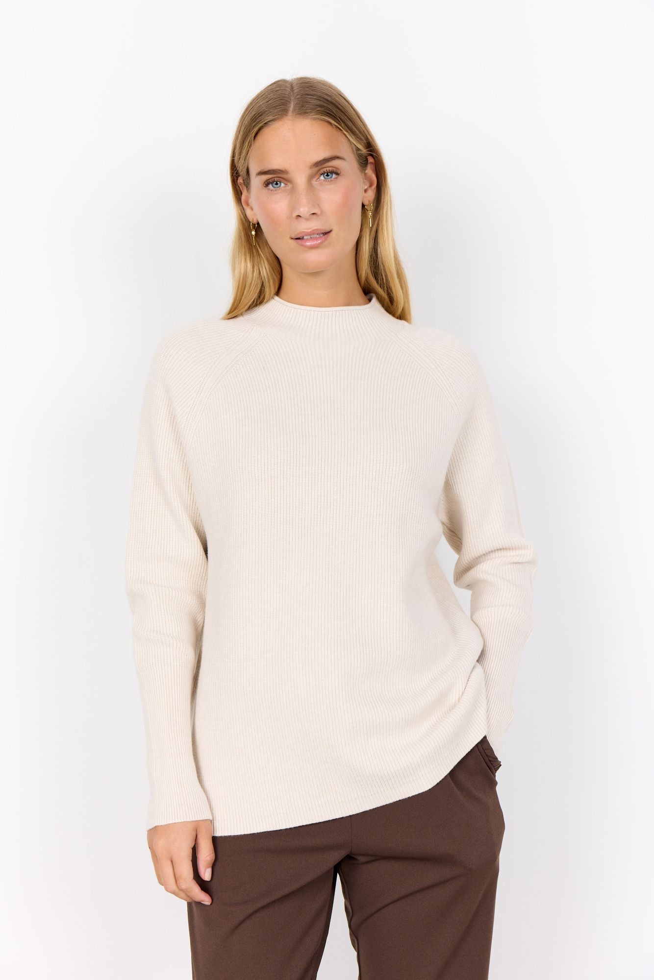 Soyaconcept Damen Pullover weiß