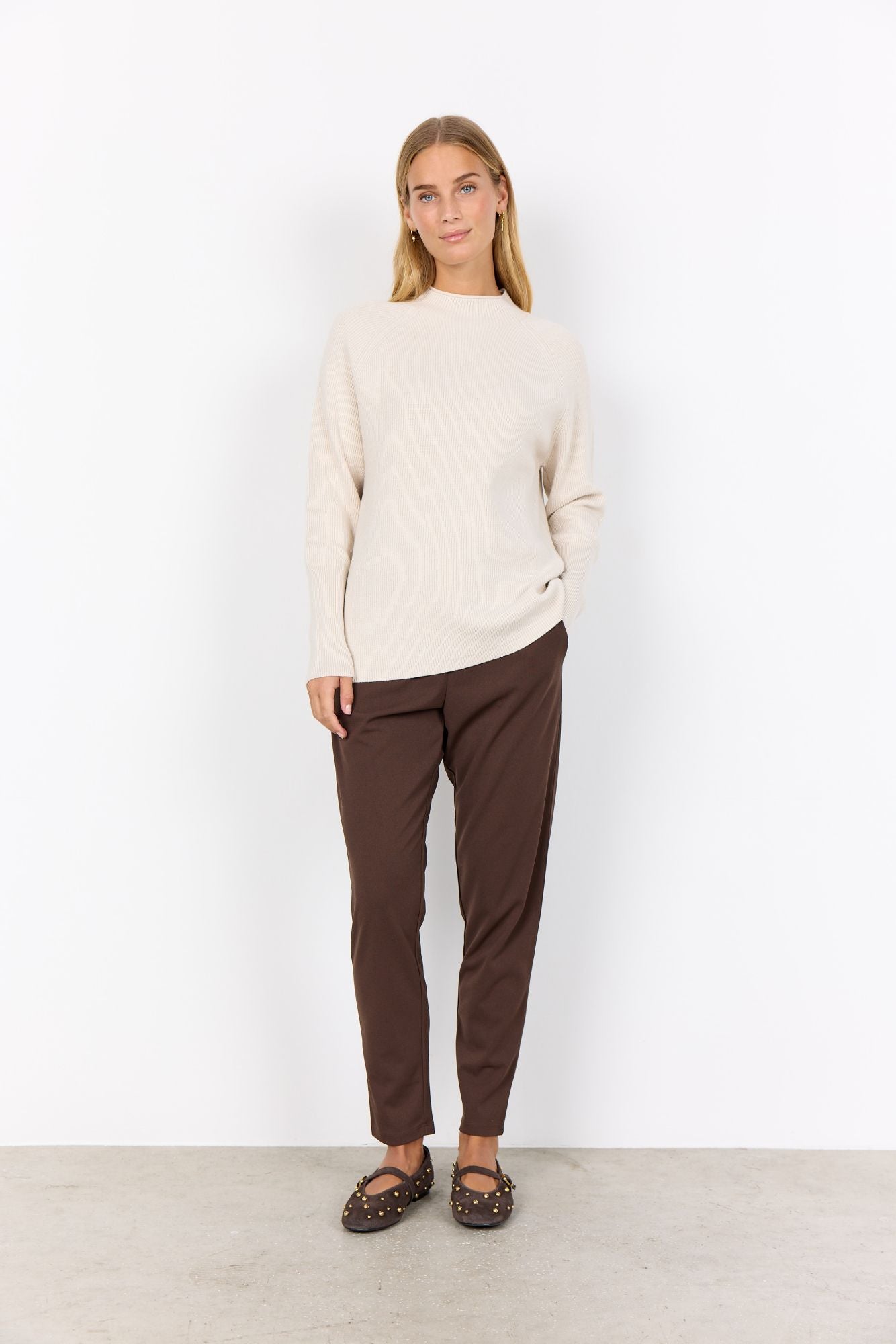 Soyaconcept Damen Pullover weiß