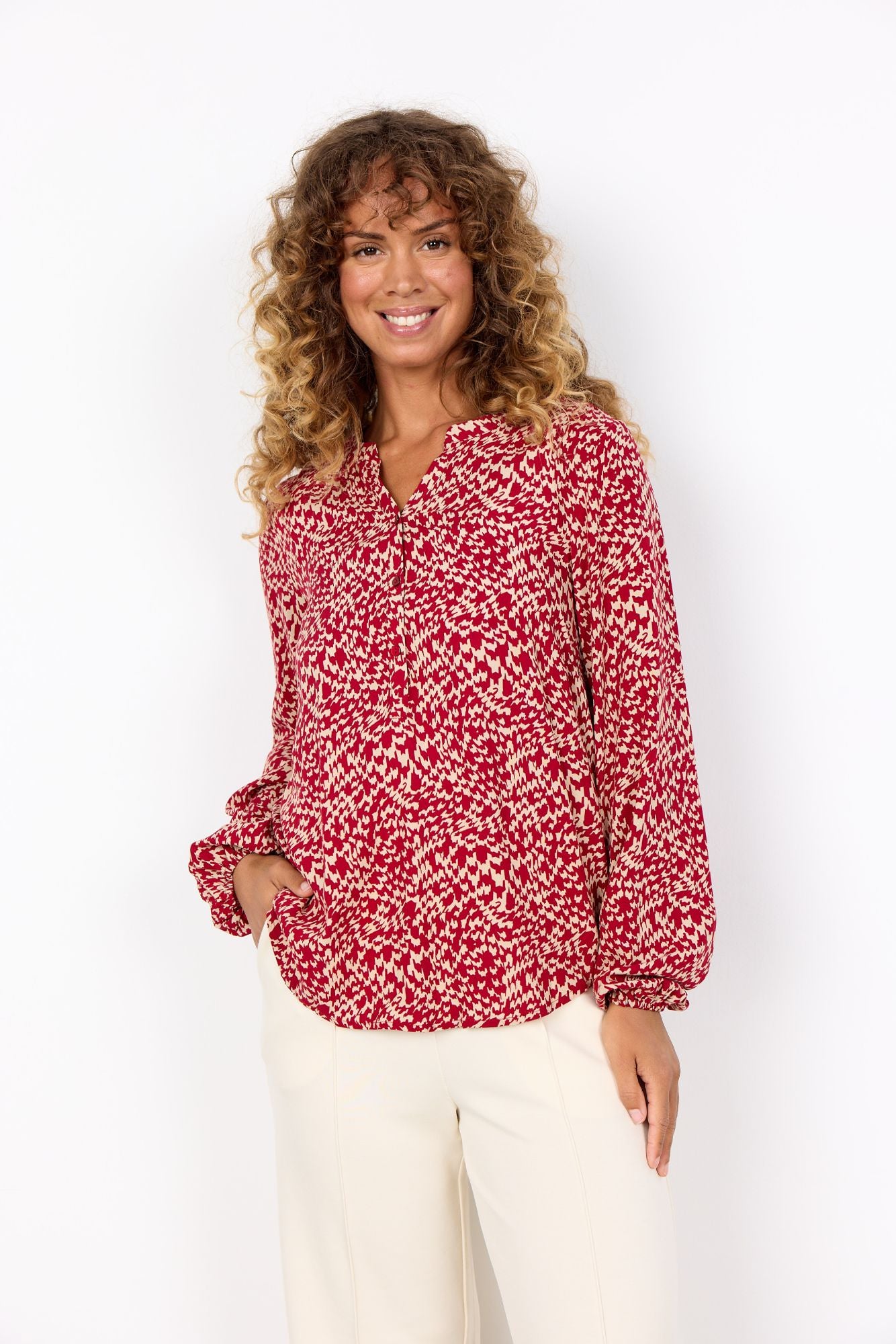 Soyaconcept Damen Bluse rot