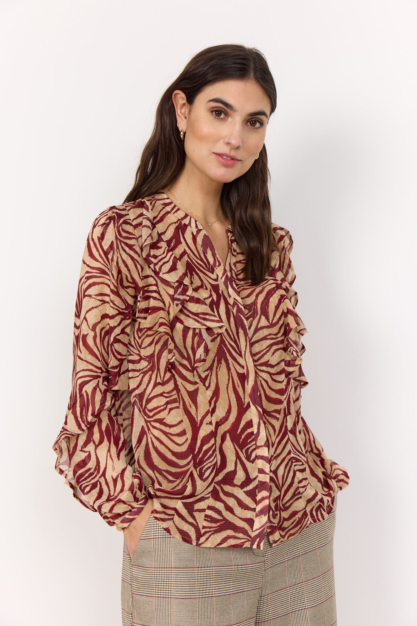 Soyaconcept Damen Bluse rot