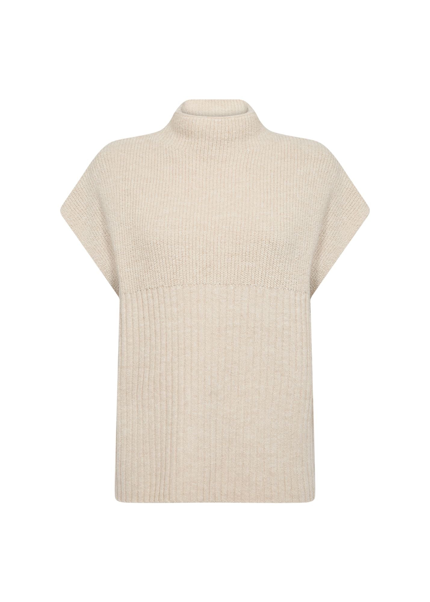 Soyaconcept Damen Strickweste weiß