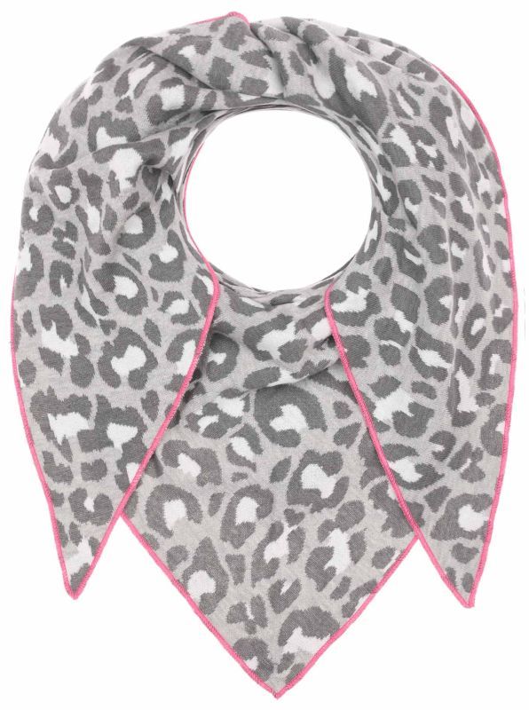 Zwillingsherz Damen Dreieckstuch "Summer Lacey" grau