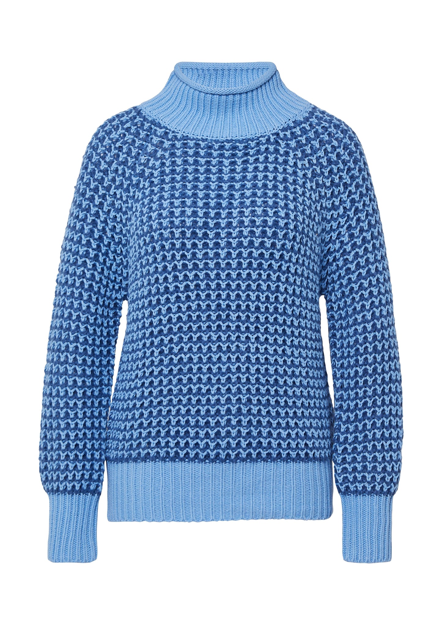 s.Oliver Damen Strickpullover blau