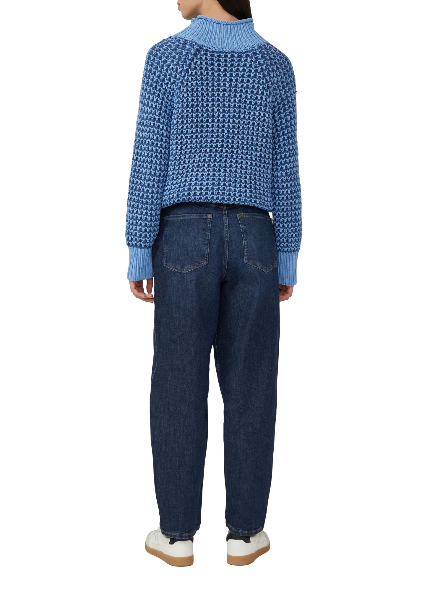 s.Oliver Damen Strickpullover blau