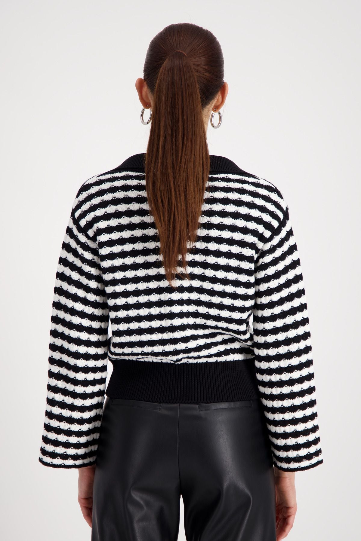 Monari Damen Pullover schwarz