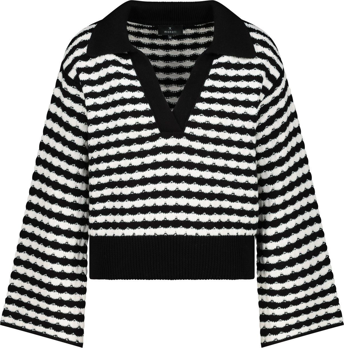 Monari Damen Pullover schwarz