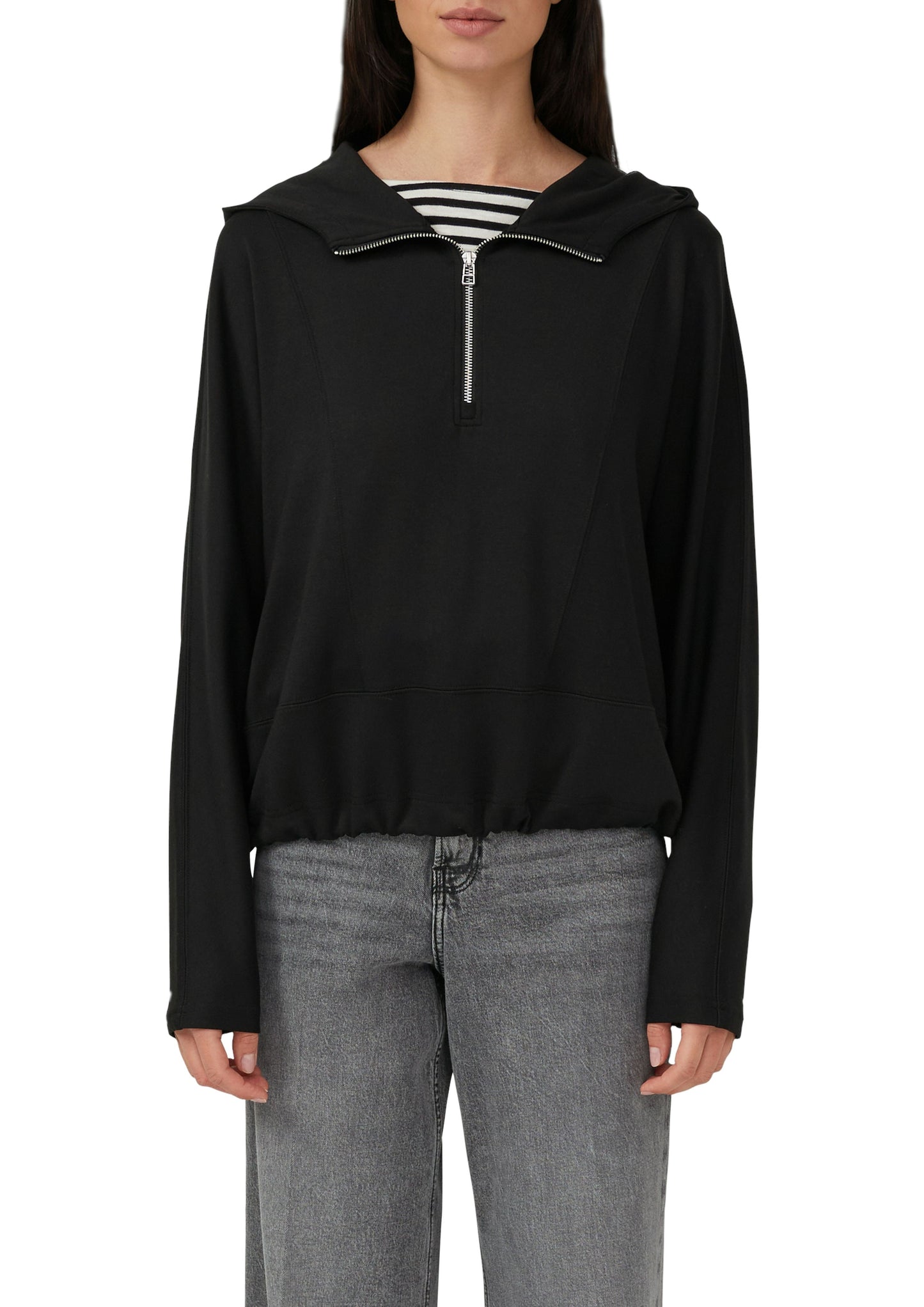 s.Oliver Damen Sweatshirt schwarz
