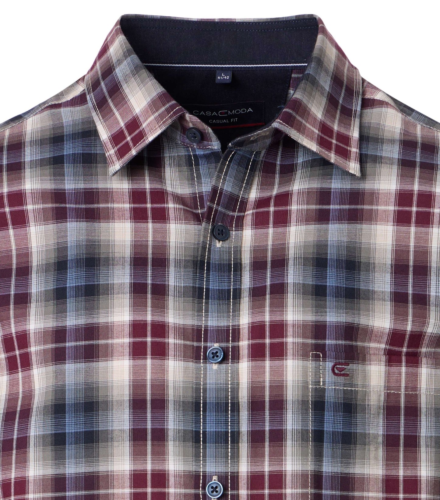 Casa Moda Herren Hemd rot