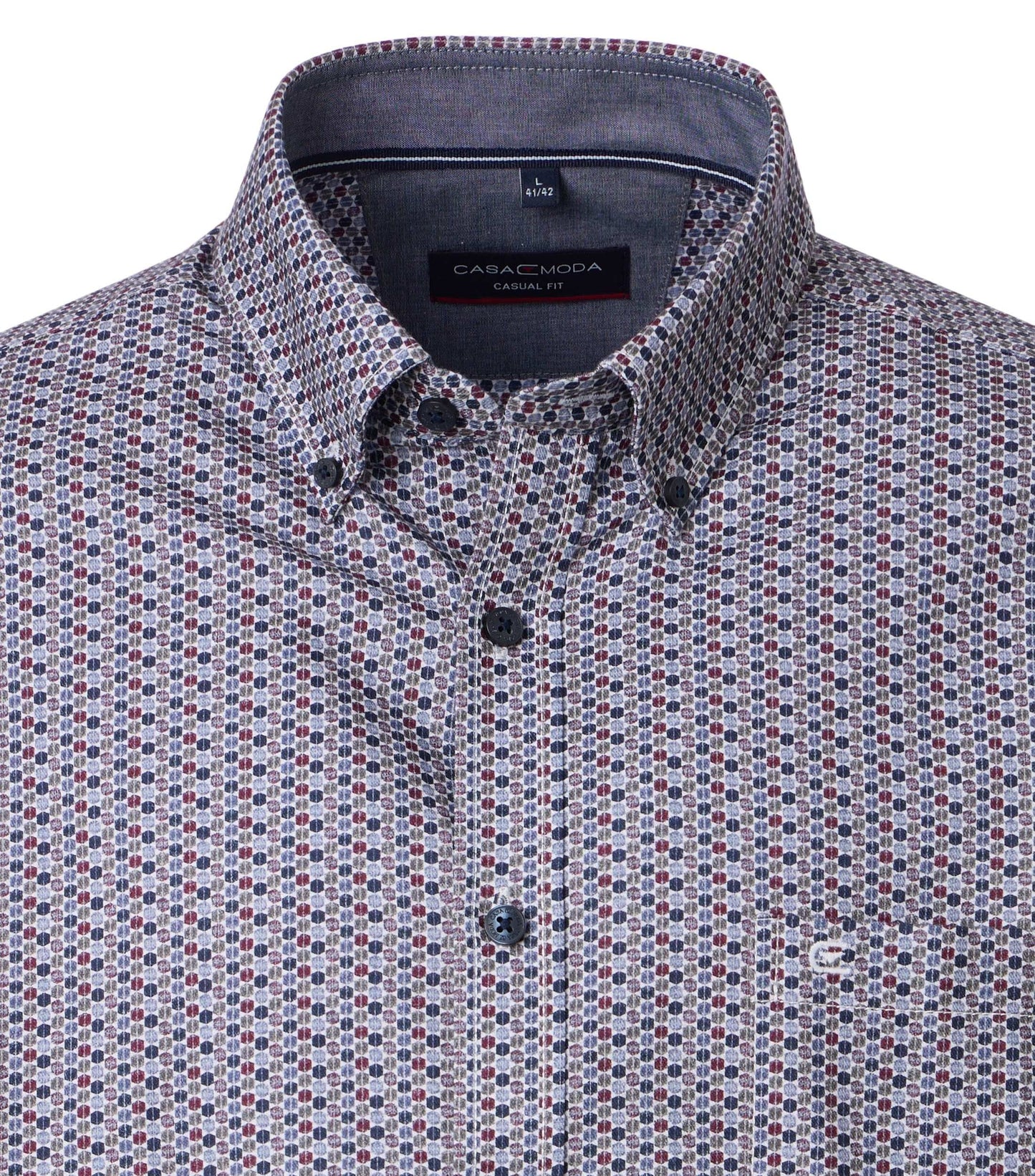 Casa Moda Herren Hemd rot