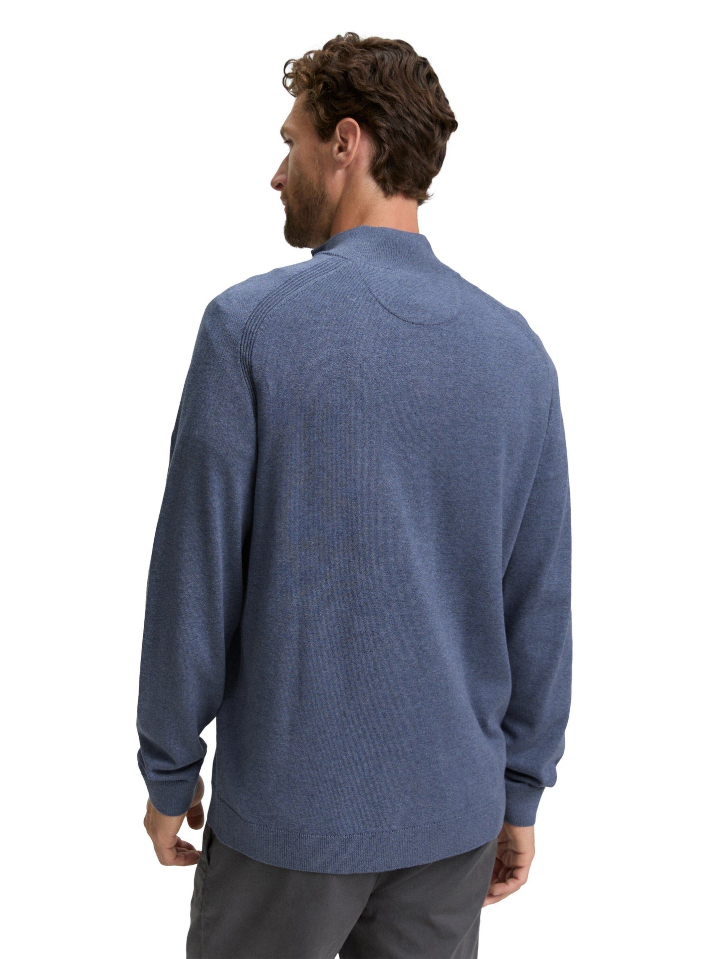 Tom Tailor Herren Pullover blau