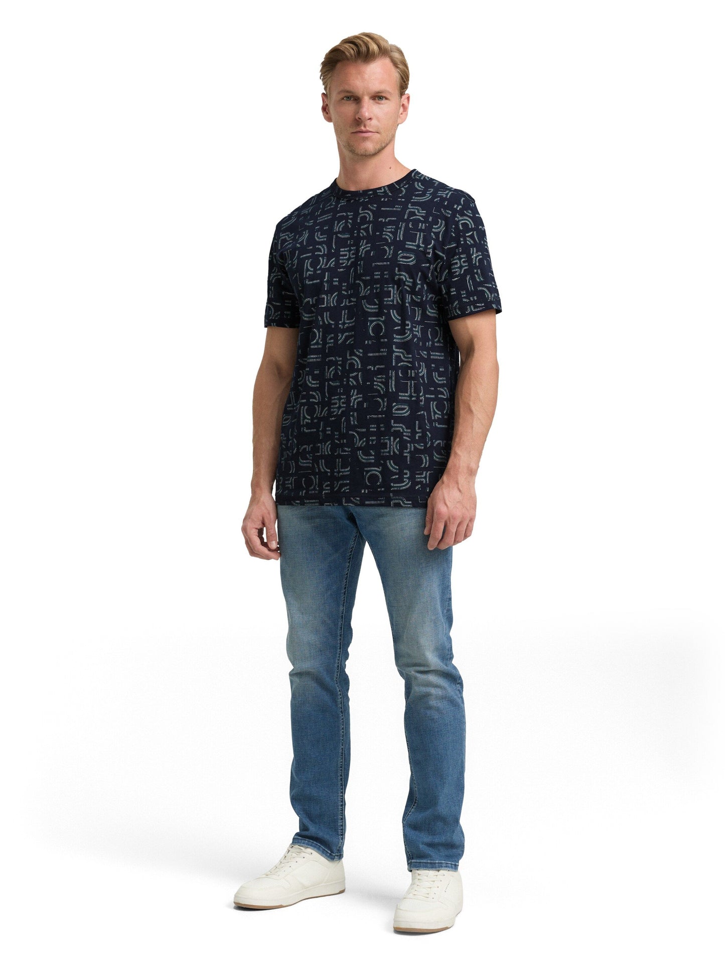 Tom Tailor Herren T-Shirt blau