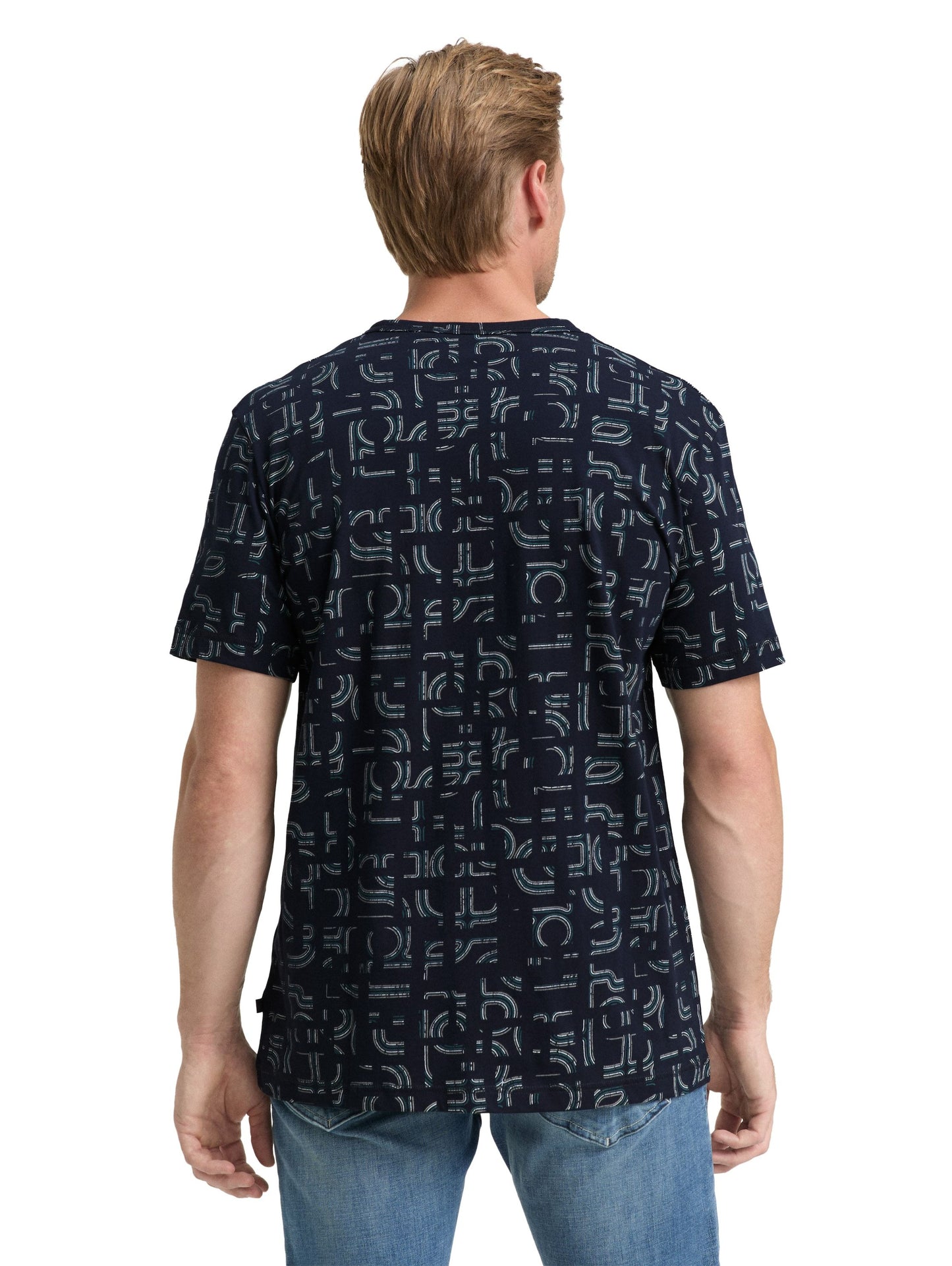 Tom Tailor Herren T-Shirt blau