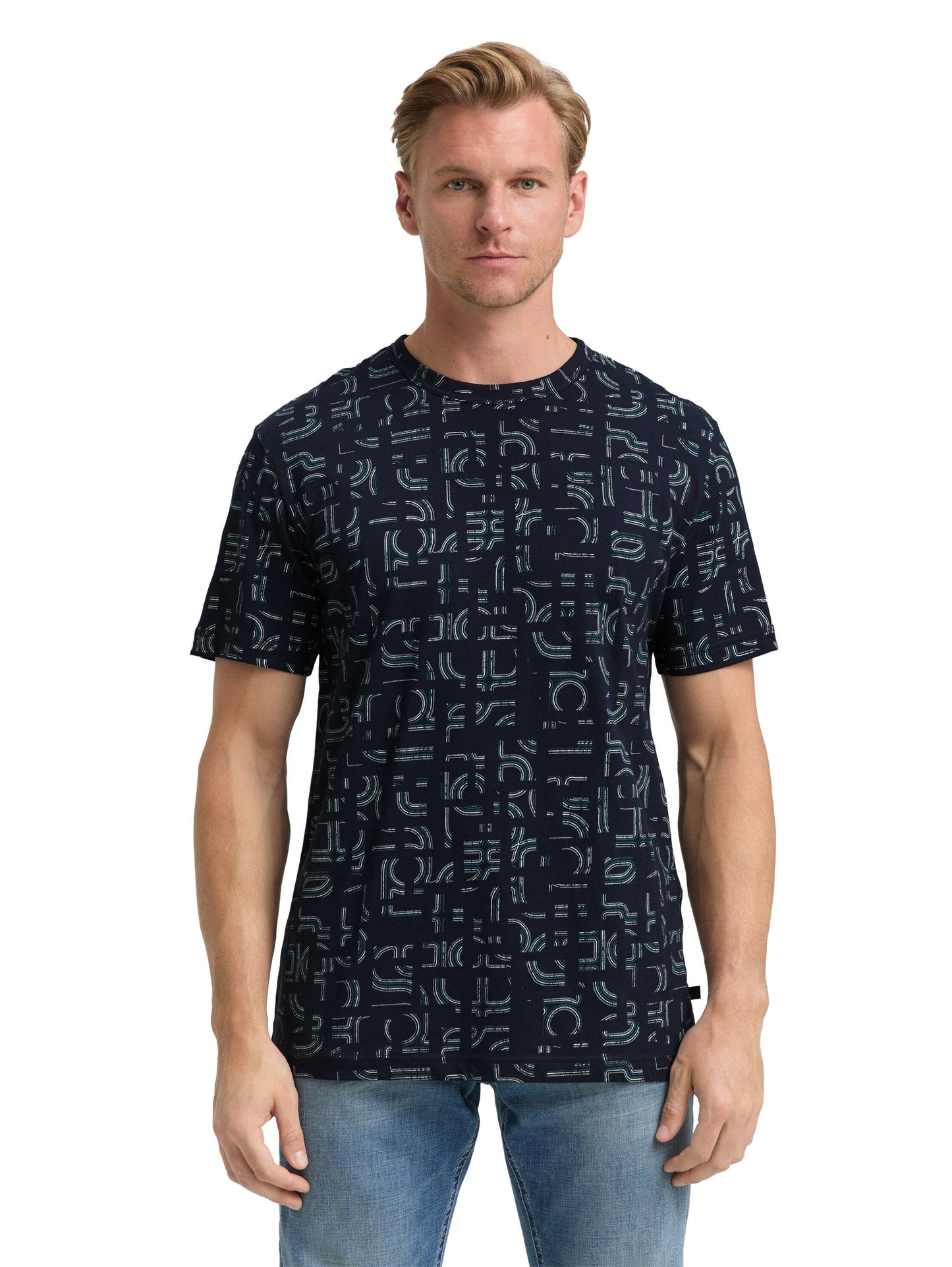 Tom Tailor Herren T-Shirt blau