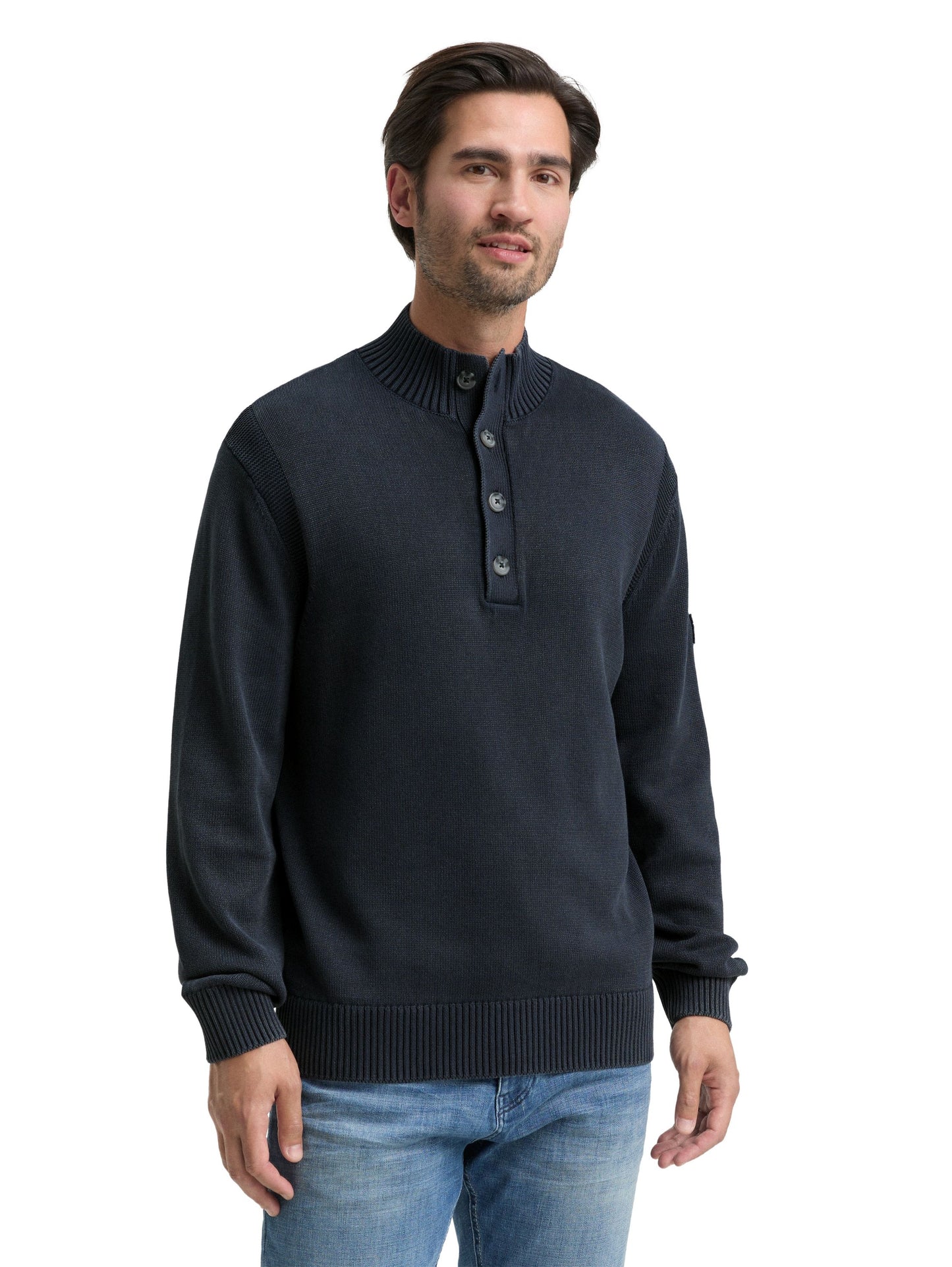 Tom Tailor Herren Pullover blau