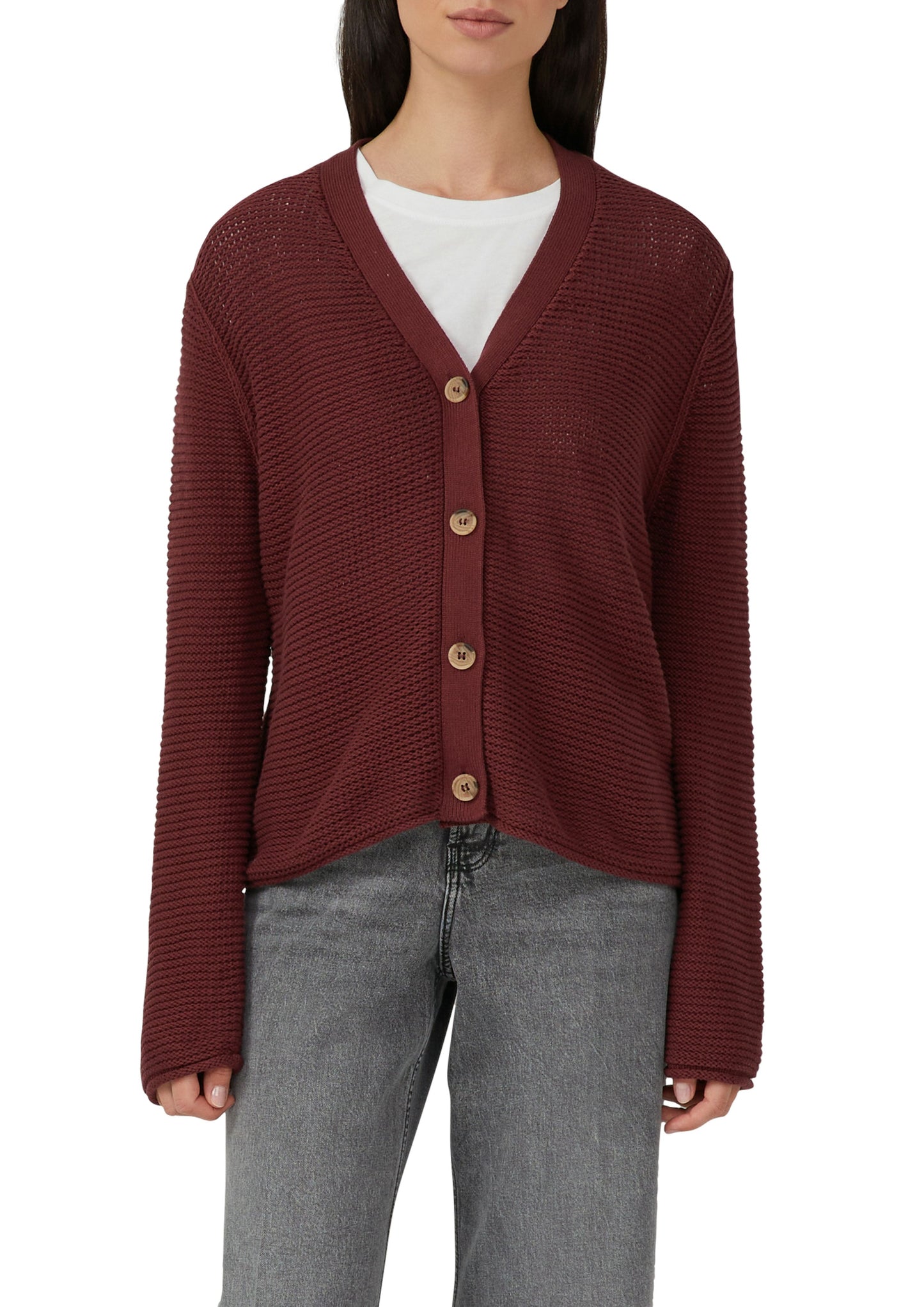 s.Oliver Damen Strickjacke rot