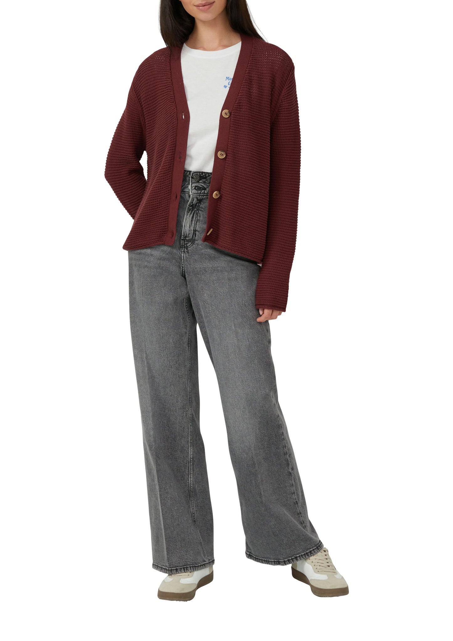 s.Oliver Damen Strickjacke rot