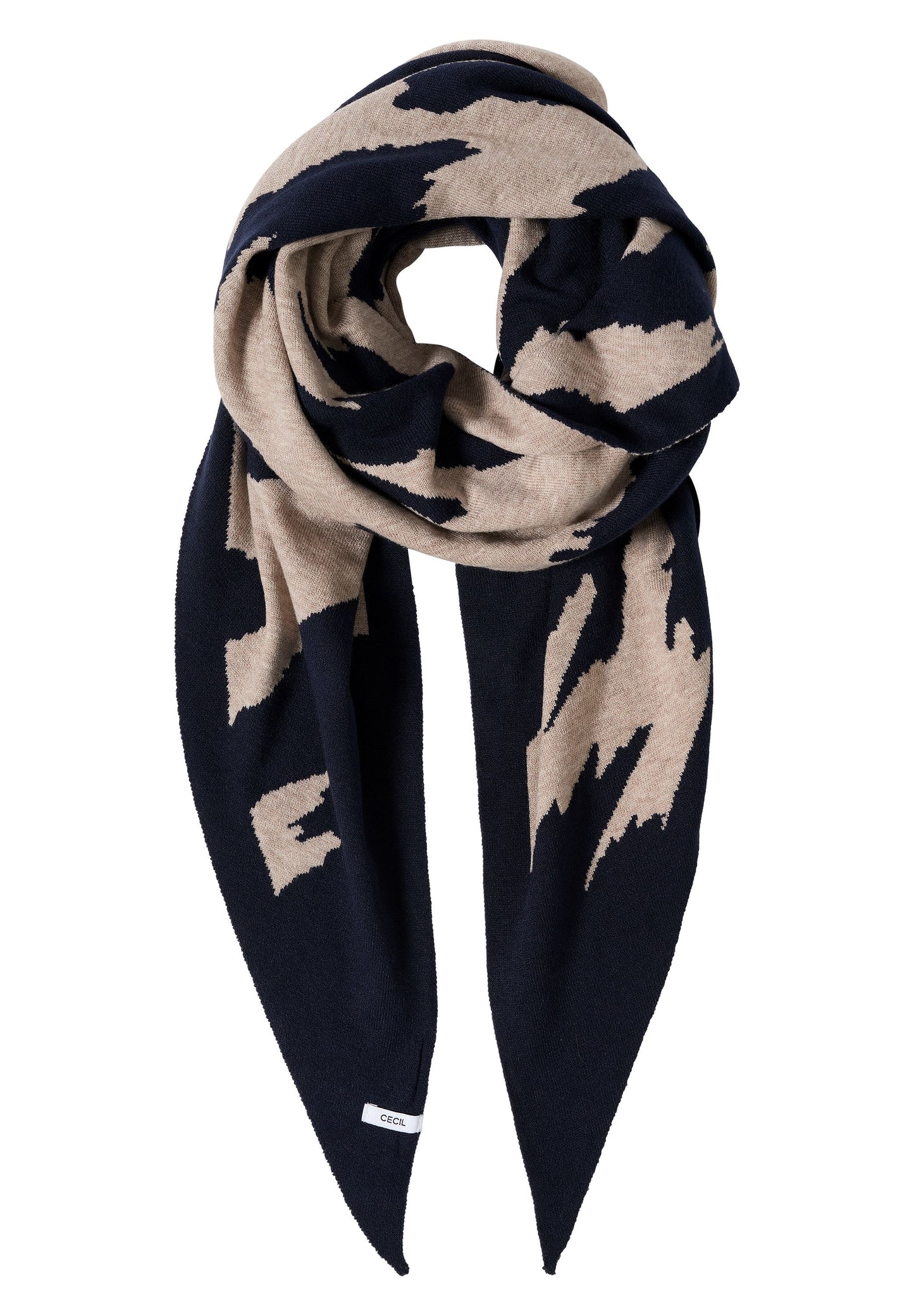 Cecil Damen Halstuch blau