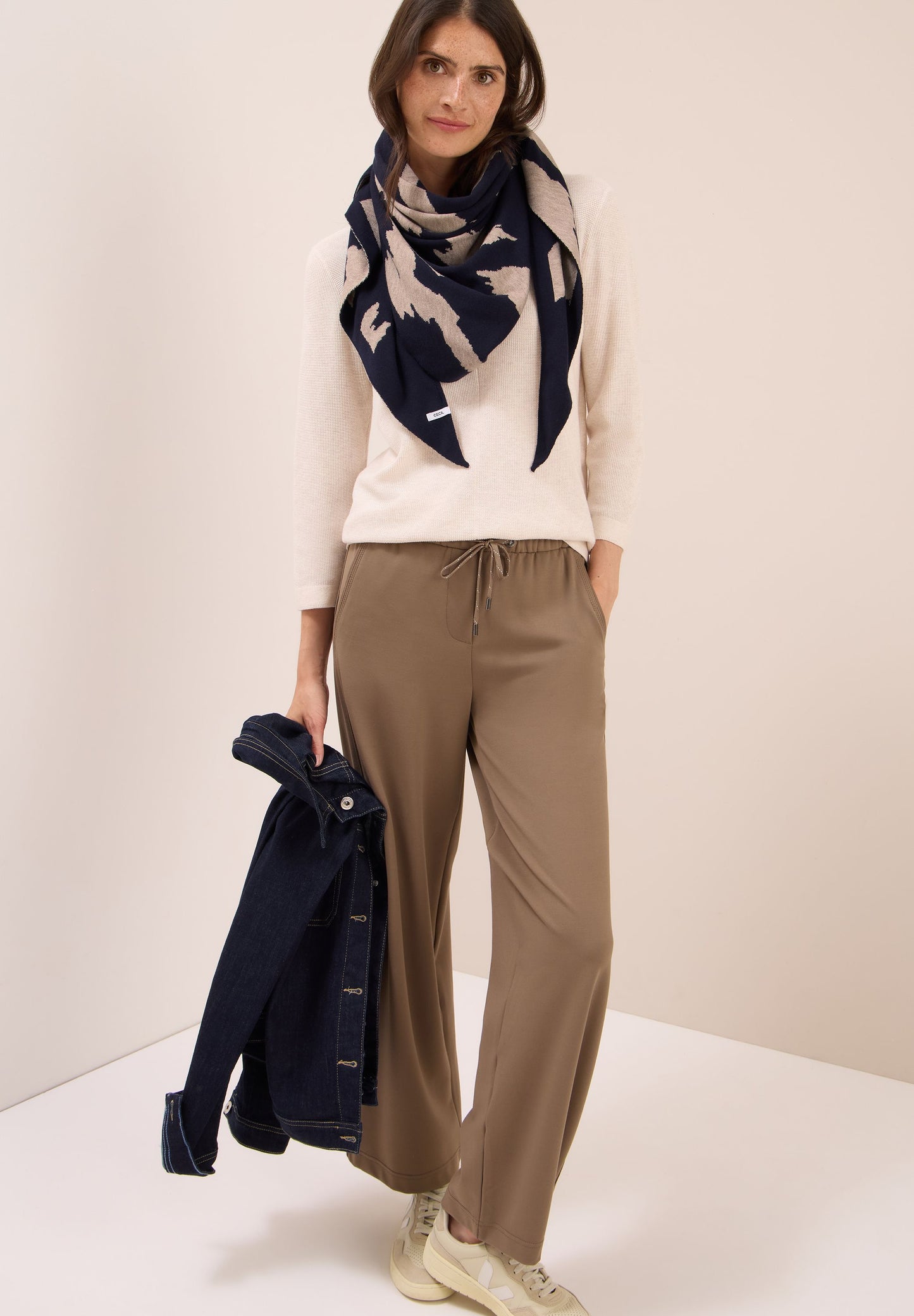 Cecil Damen Halstuch blau