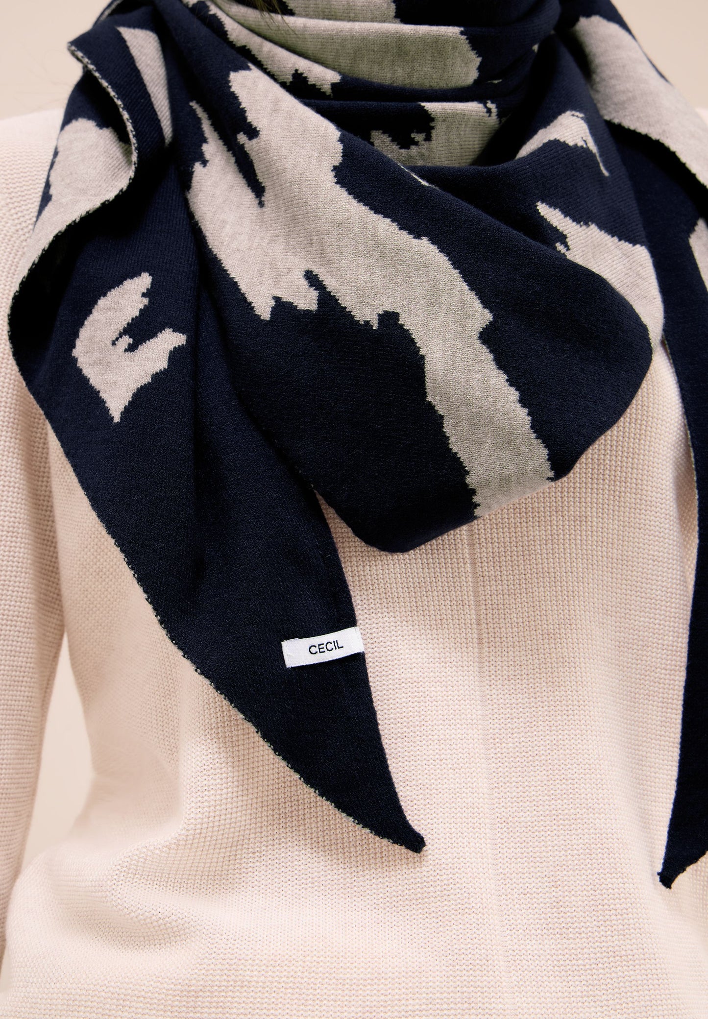 Cecil Damen Halstuch blau