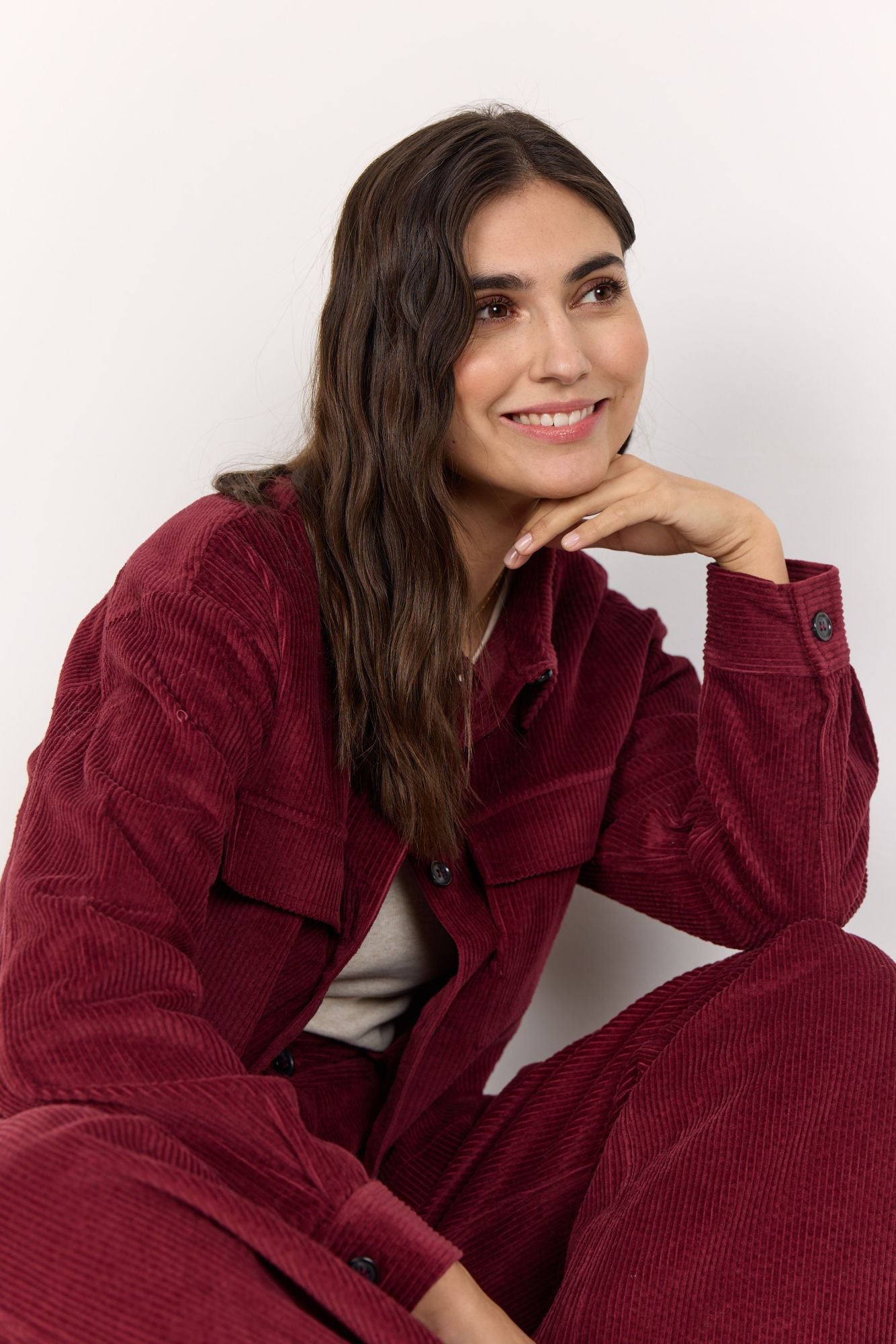 Soyaconcept Damen Jacke rot