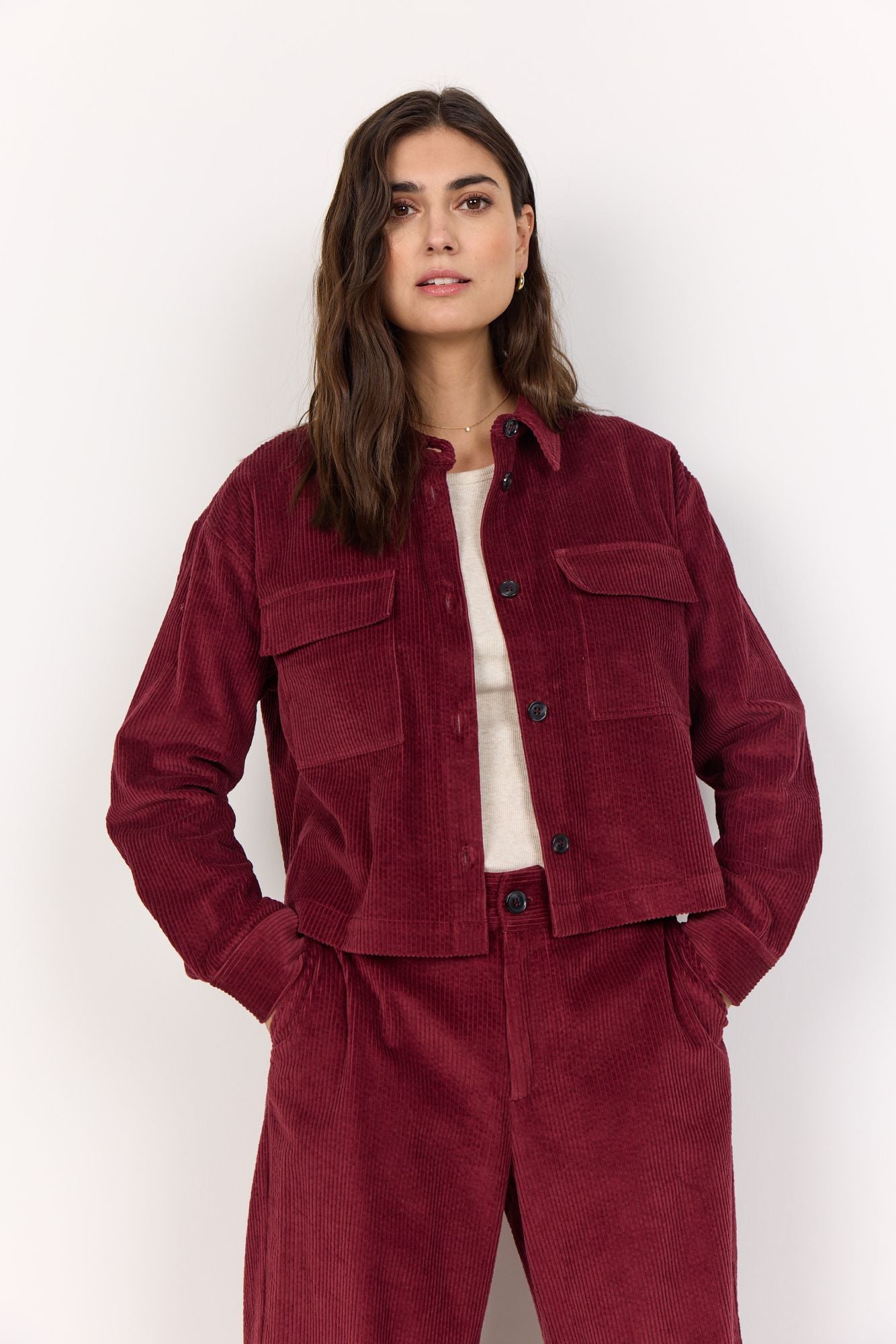 Soyaconcept Damen Jacke rot