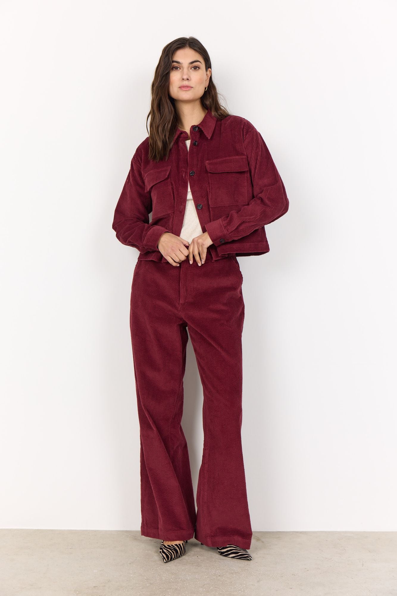 Soyaconcept Damen Jacke rot