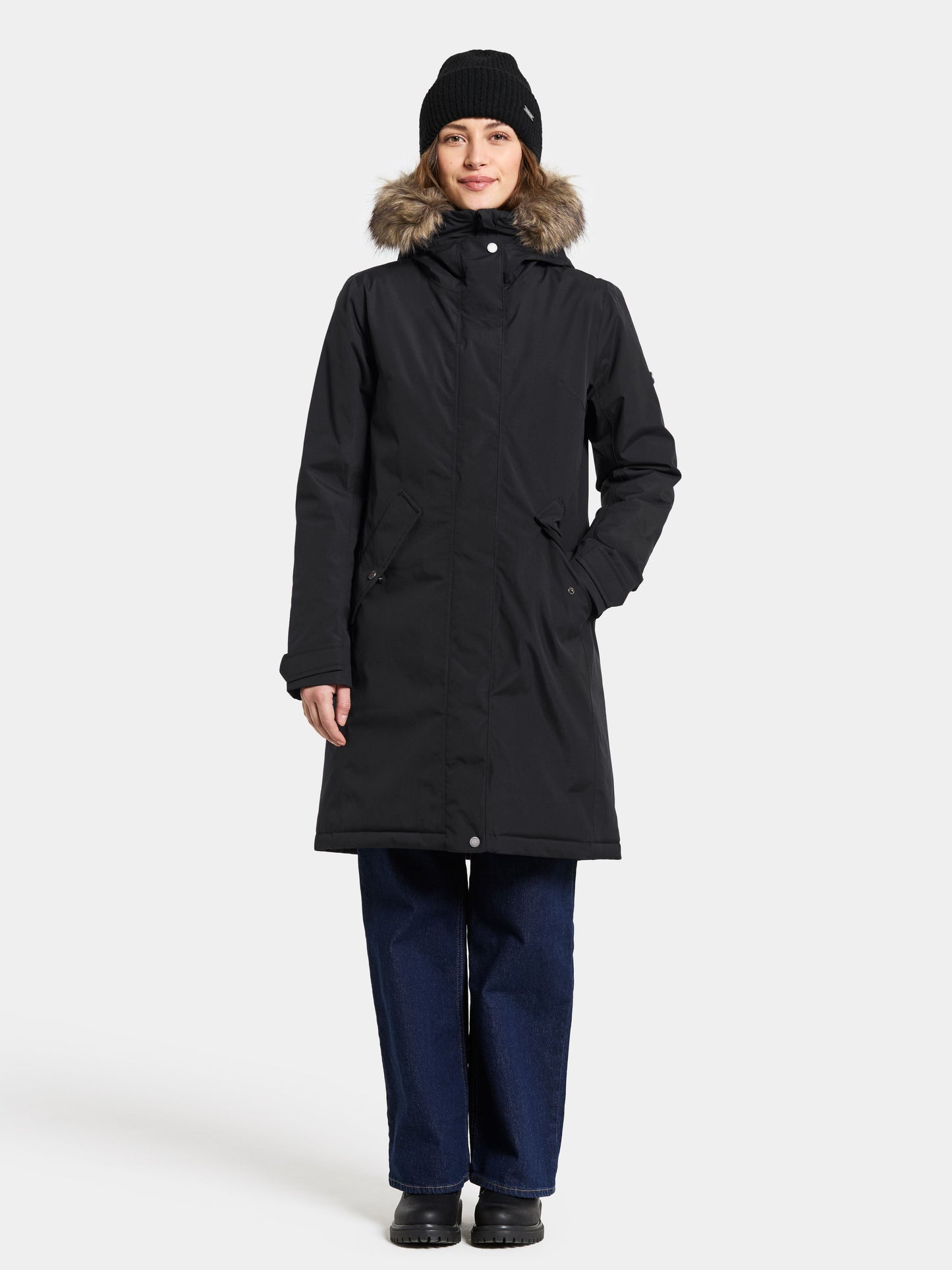 Didriksons Damen Jacke schwarz