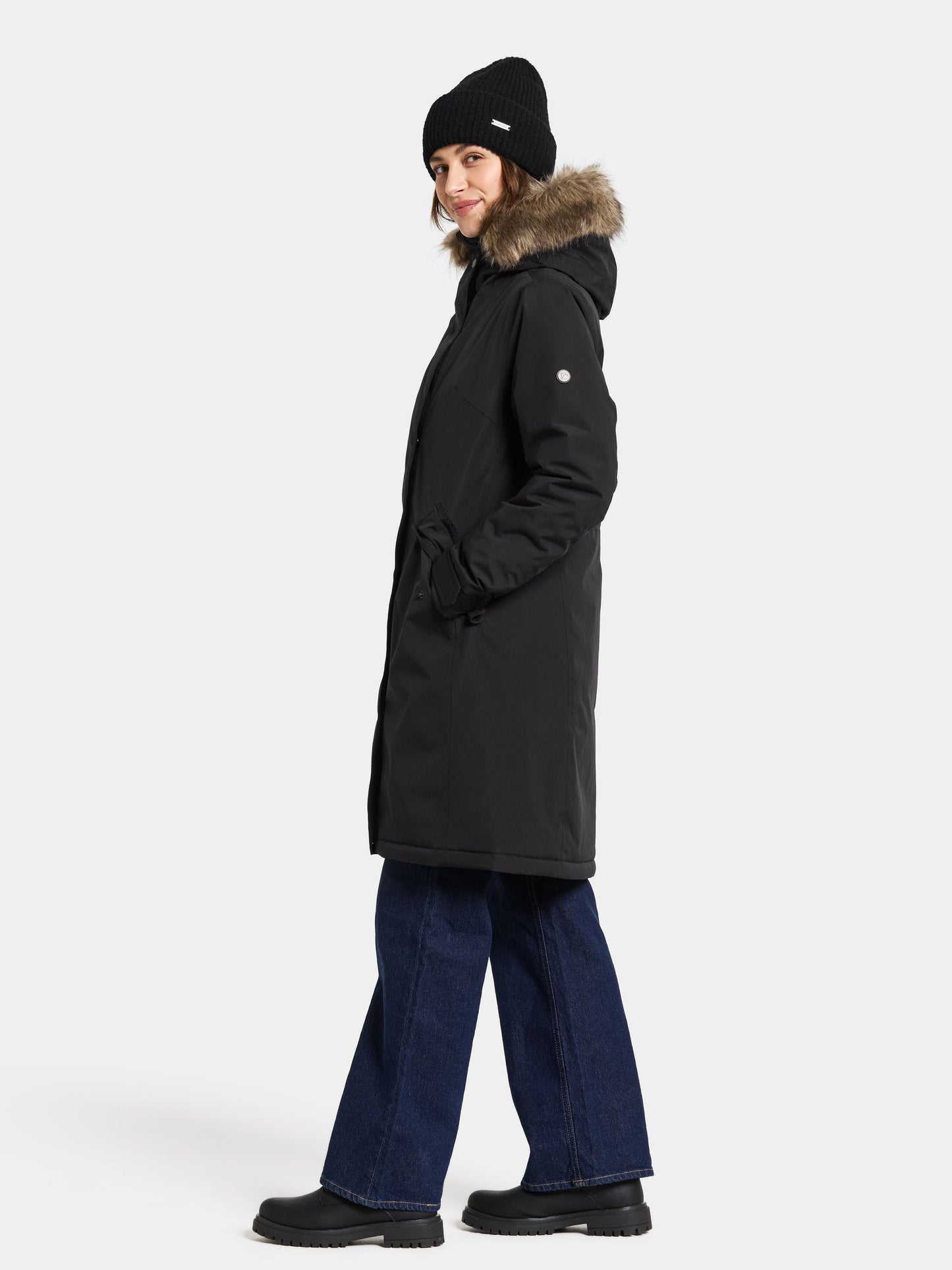 Didriksons Damen Jacke schwarz