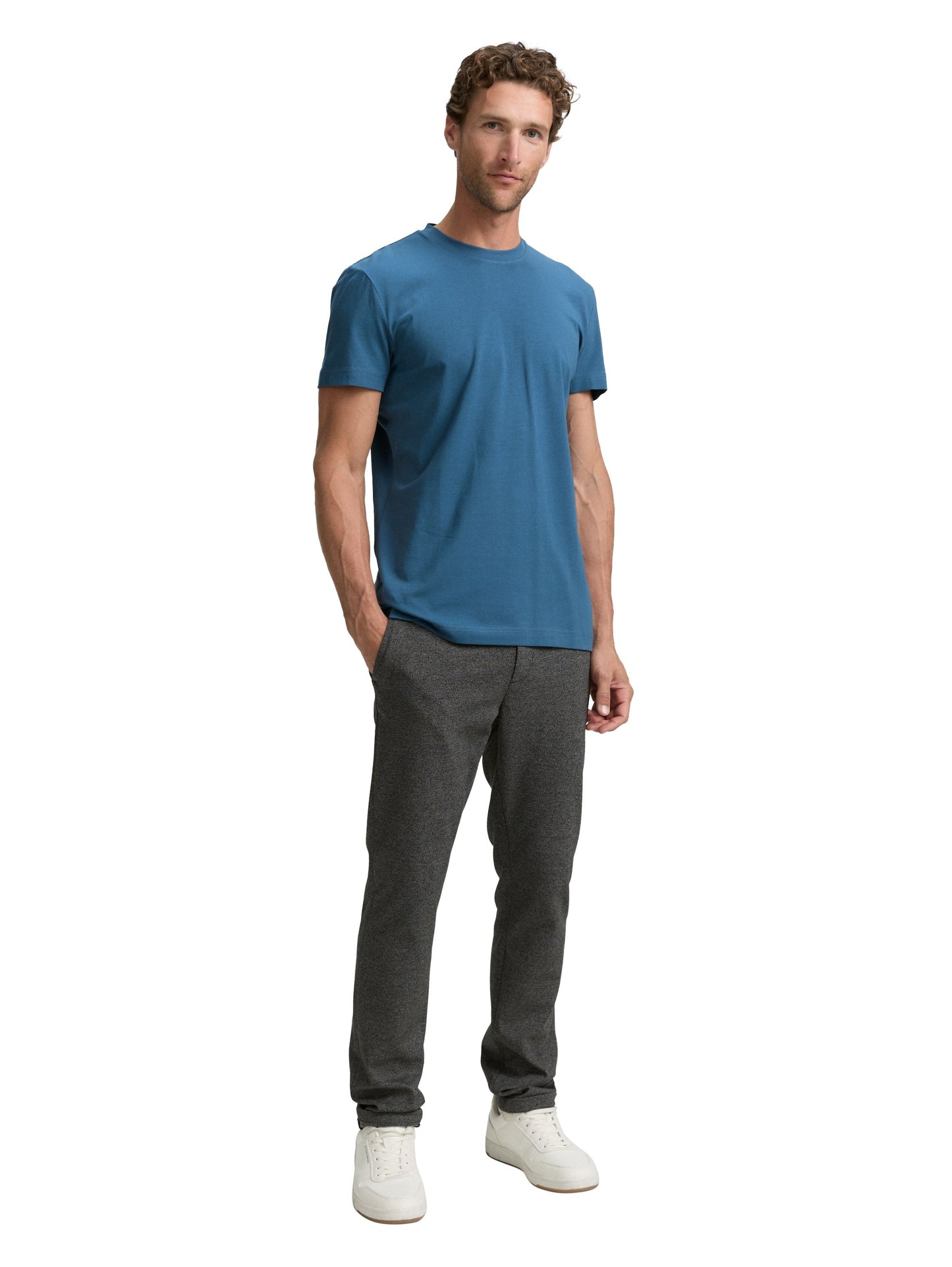Tom Tailor Herren T-Shirt blau