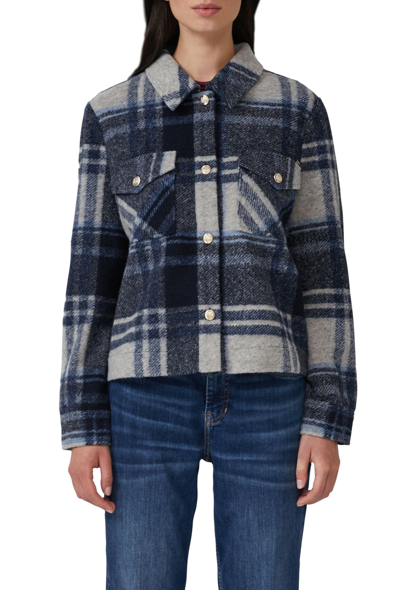 s.Oliver Damen Jacke blau