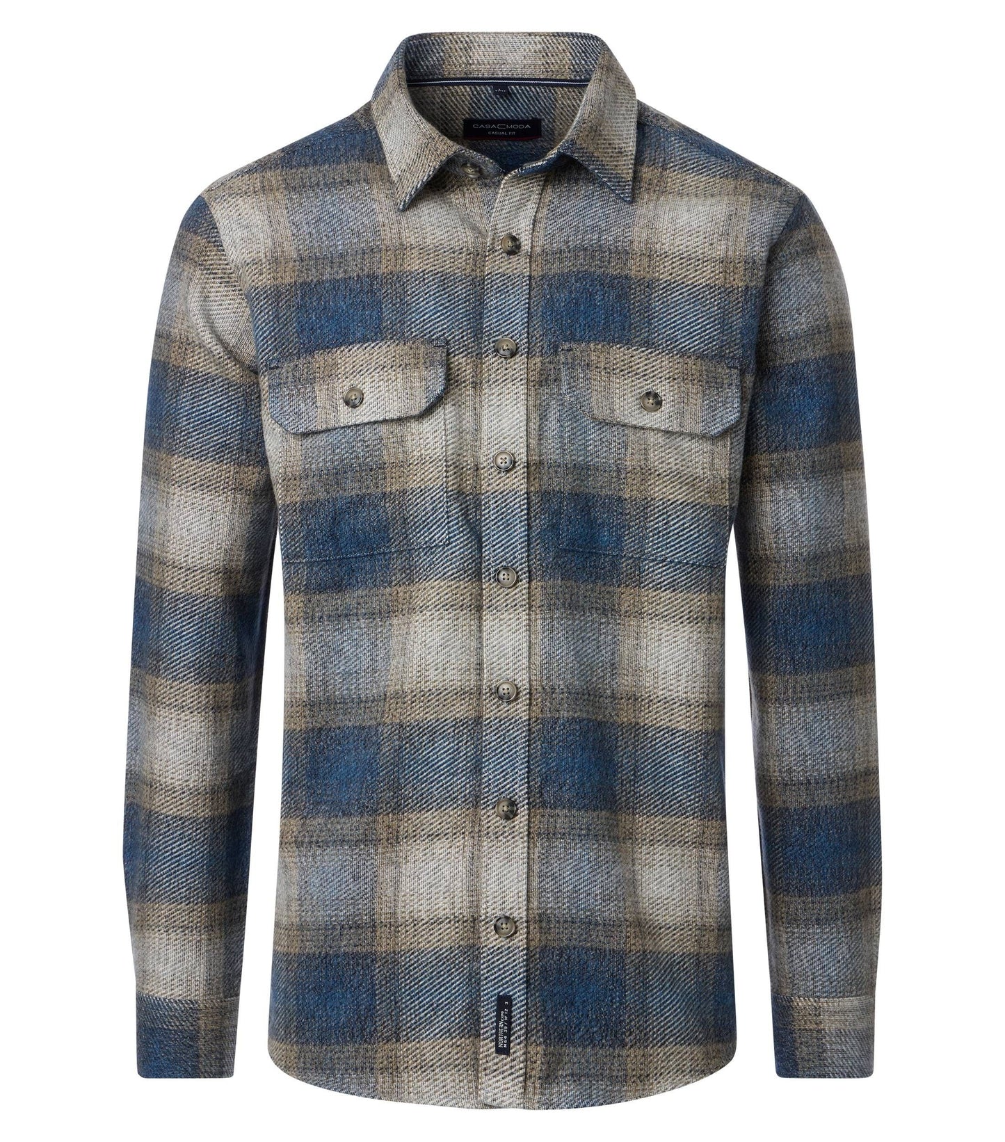 Casa Moda Herren Hemd blau