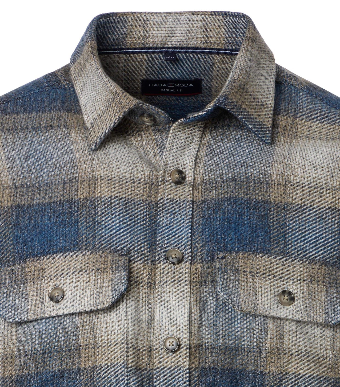 Casa Moda Herren Hemd blau
