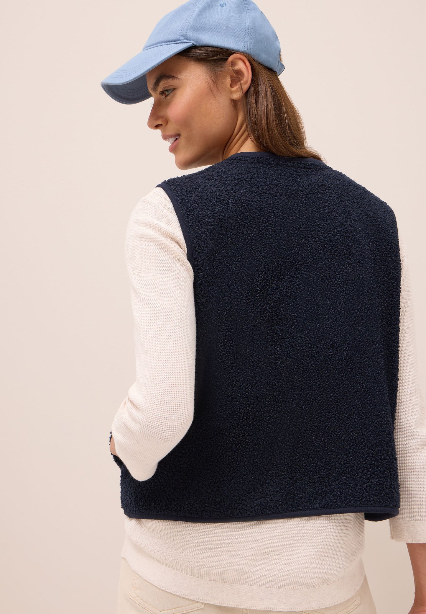 Cecil Damen Weste blau