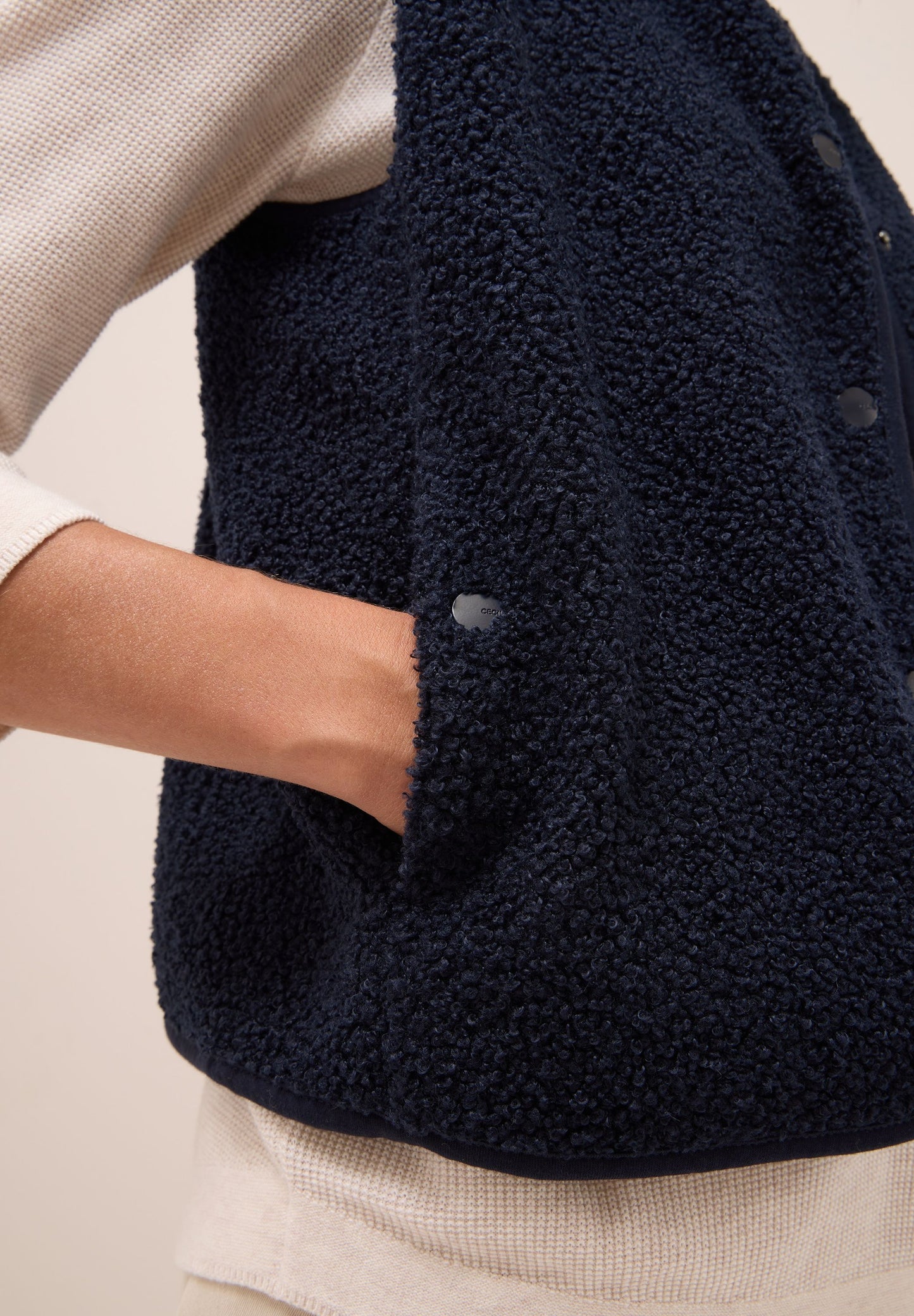 Cecil Damen Weste blau