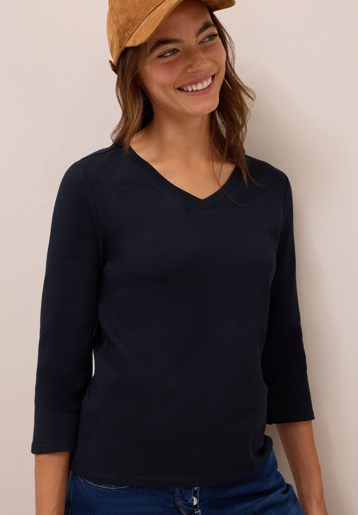 Cecil Damen Shirt blau