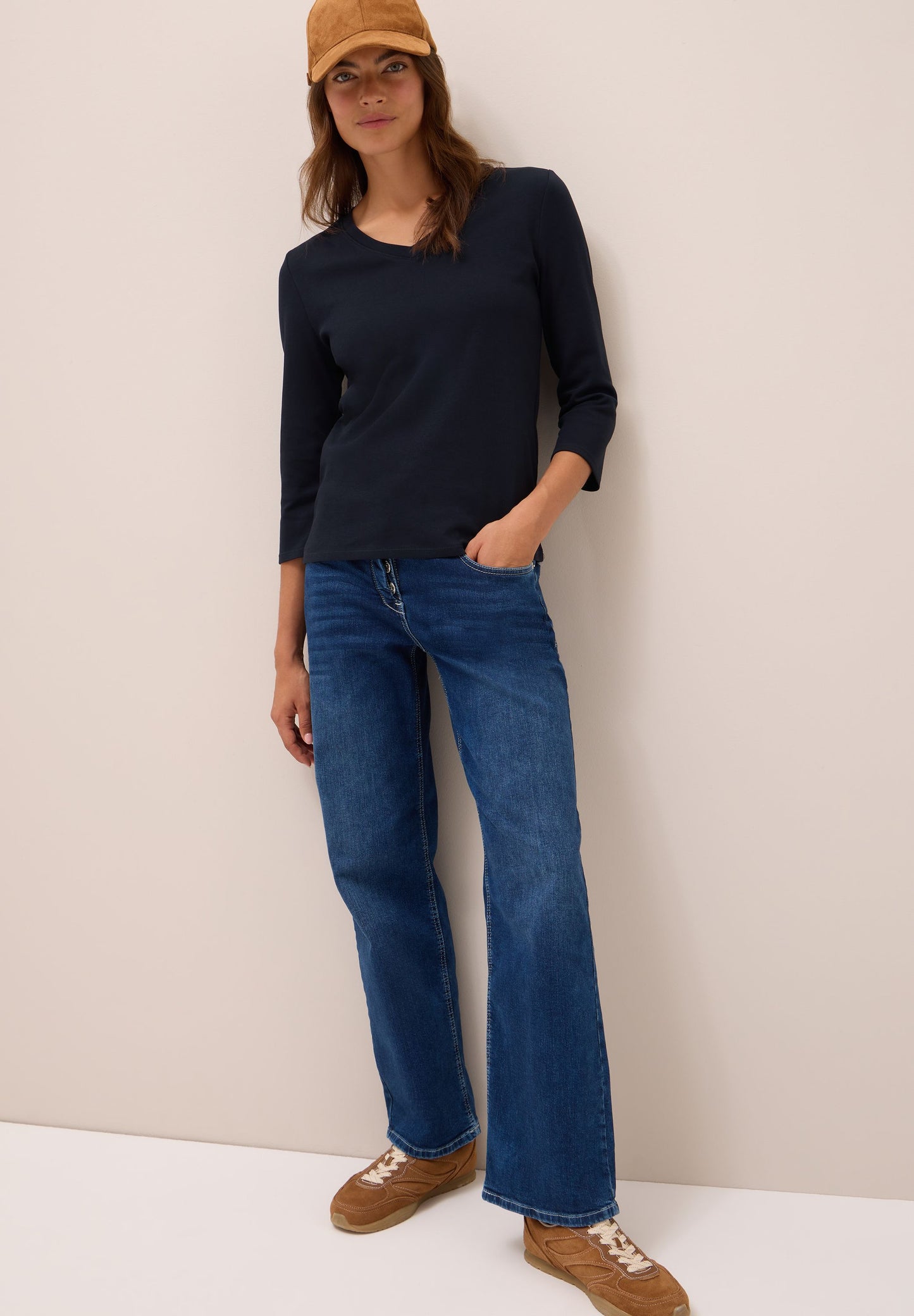 Cecil Damen Shirt blau